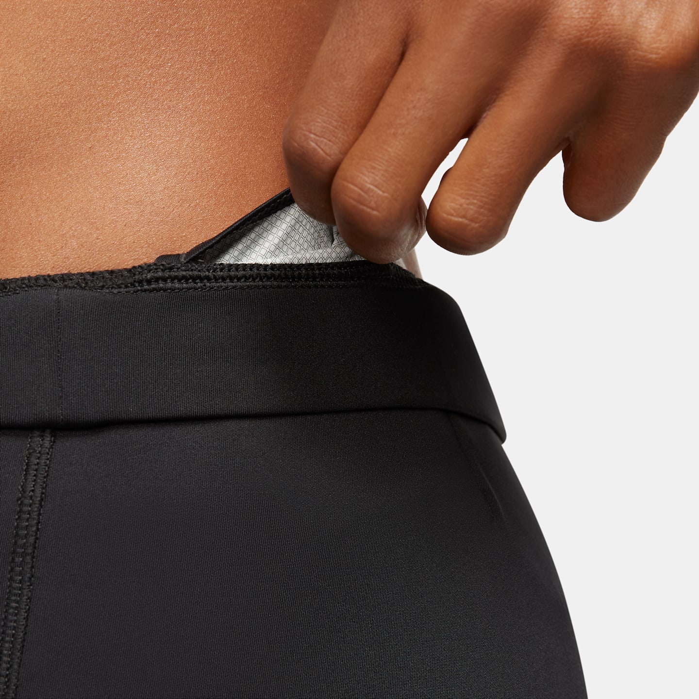 Мужские леггинсы Nike Challenger Dri-FIT Running Tights, цвет: Чёрный — фото 4