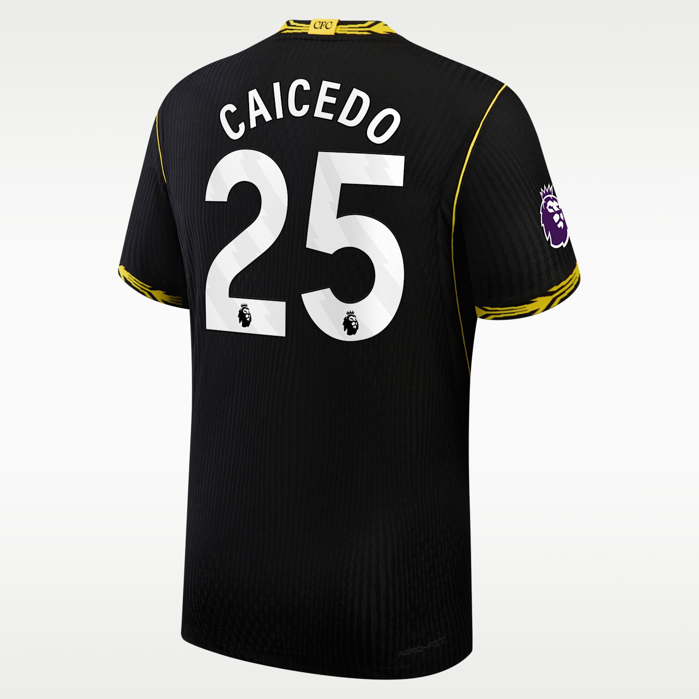 Мужской топ Nike Reece James Chelsea 2026/27 Match Away Aero-FIT Soccer Jersey, цвет: Чёрный — фото 1
