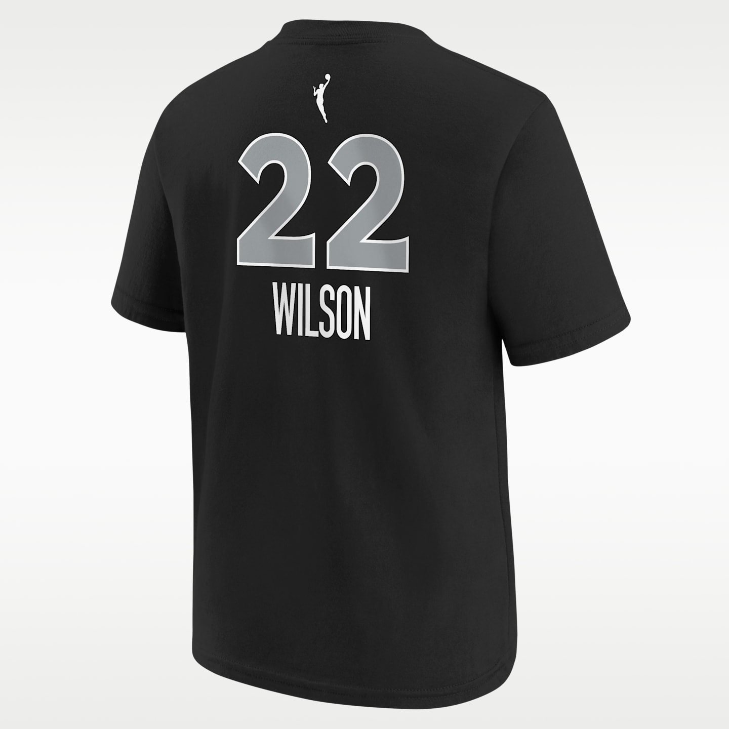 Детская футболка Nike WNBA A'Ja Wilson Las Vegas Aces Explorer Edition, цвет: Чёрный — фото 2