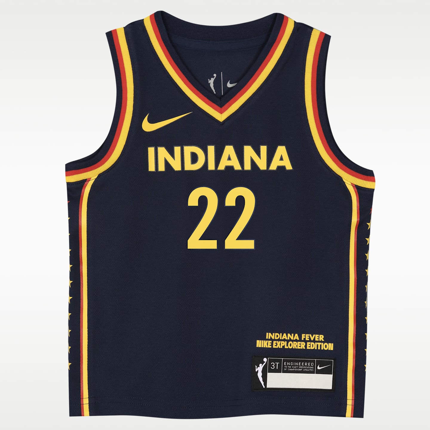 Детский топ Nike Caitlin Clark Indiana Fever Explorer Edition Toddler WNBA Jersey, цвет: Тёмно-синий — фото 1