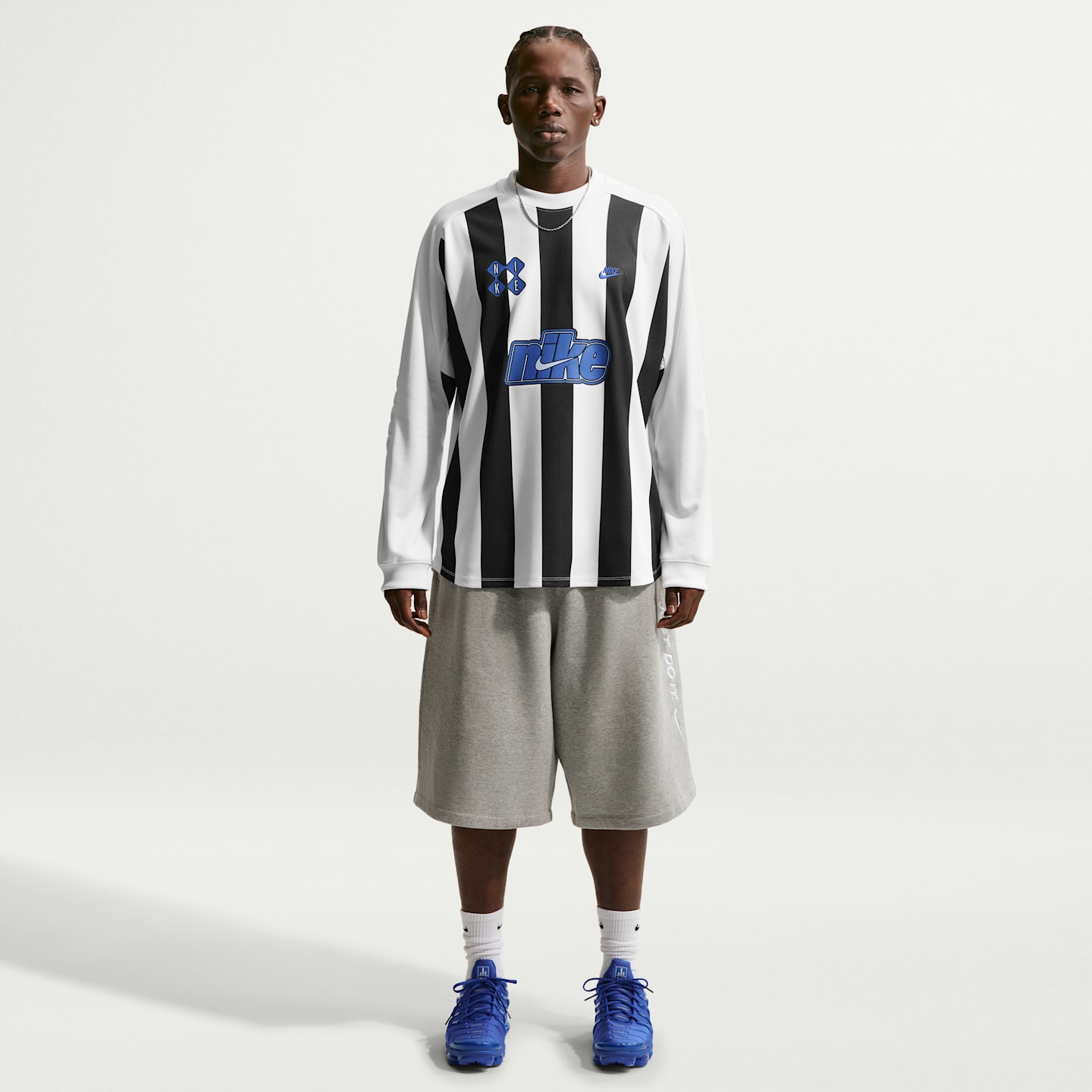Мужской топ Nike Sportswear Club Goalie Top, цвет: Чёрный / Белый — фото 4