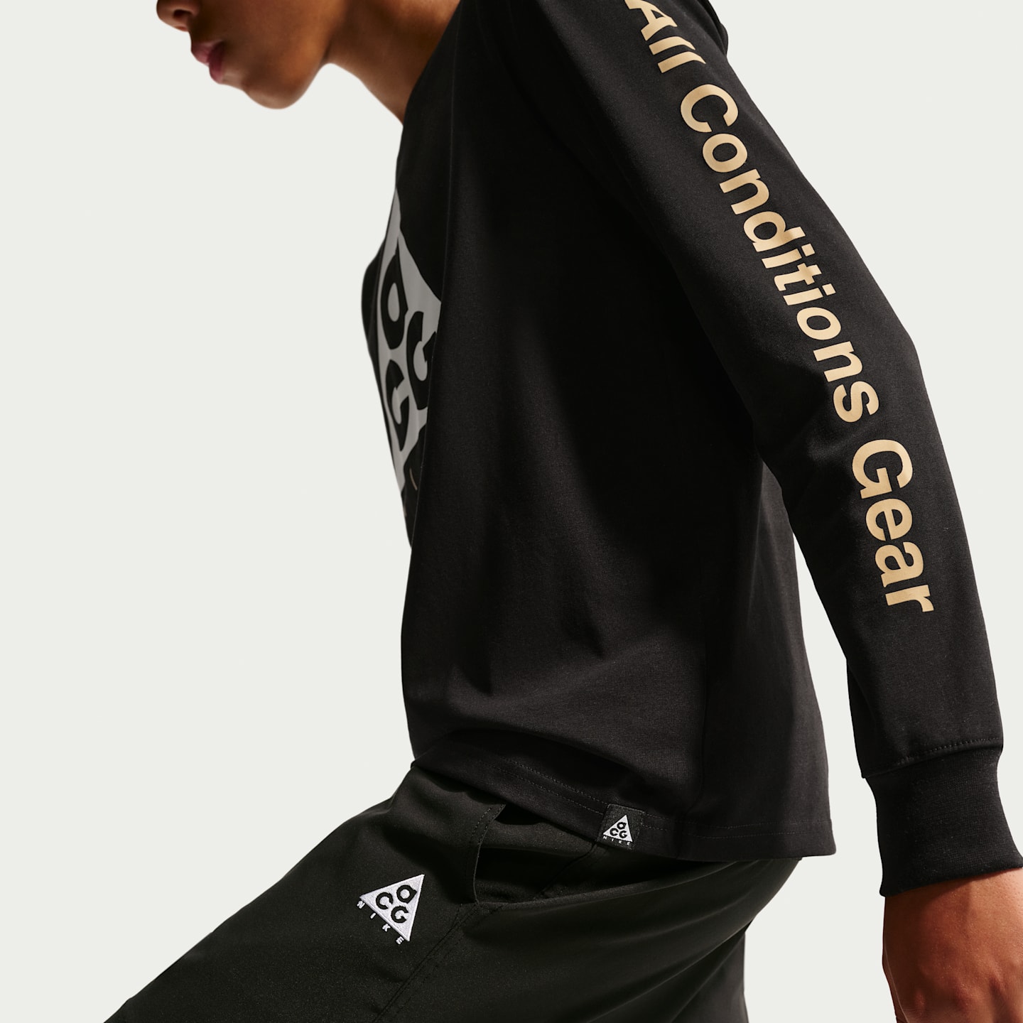 Детские шорты для хайкинга Nike ACG, цвет: Чёрный — фото 4