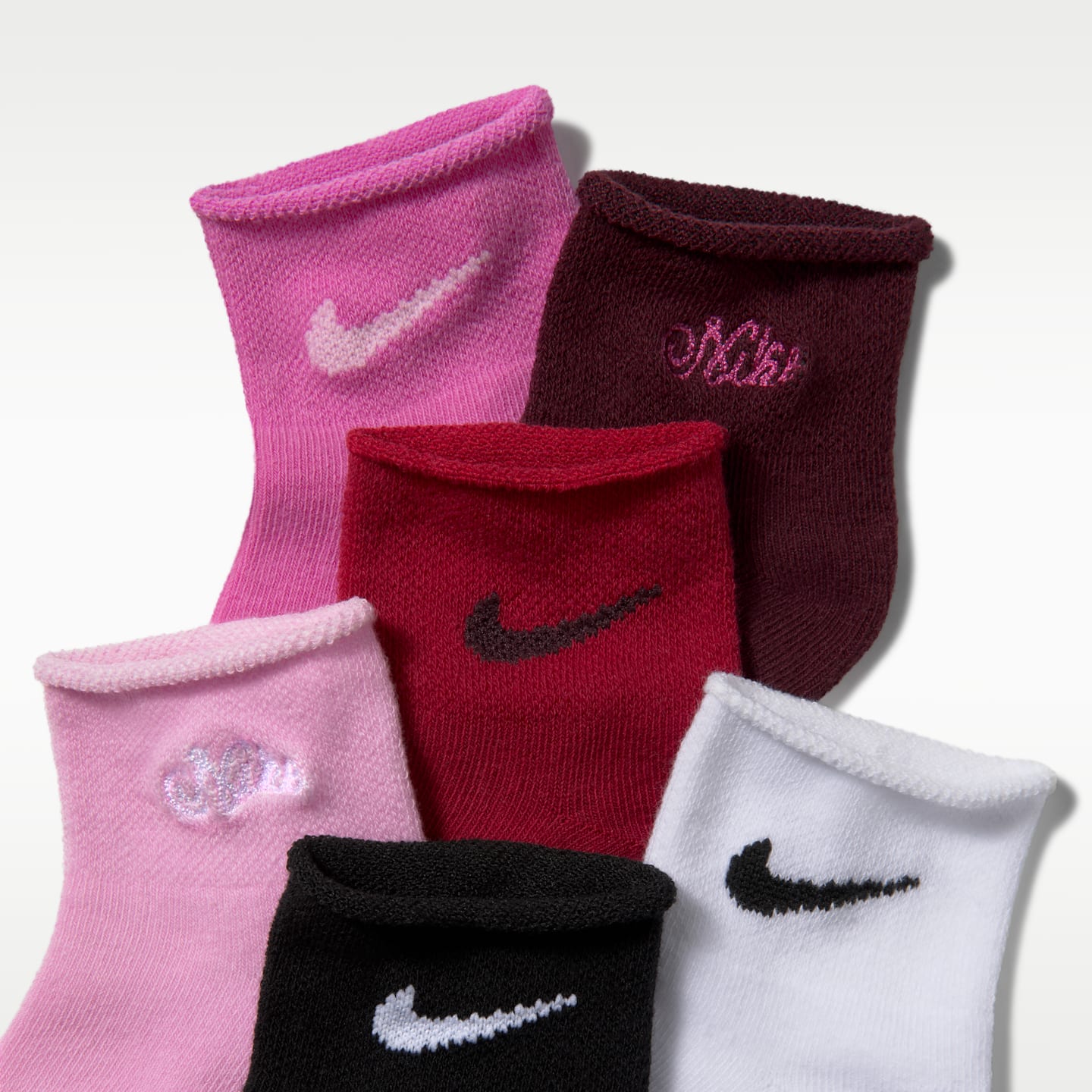 Носки Welt для детей, 6 шт. — Nike, цвет: Розовый — фото 2