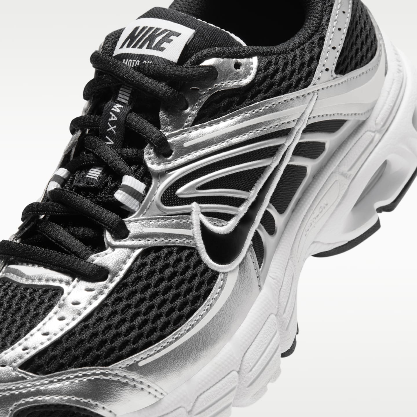 Детские кроссовки Nike Air Max Moto 2K, цвет: Чёрный / Серебряный — фото 7