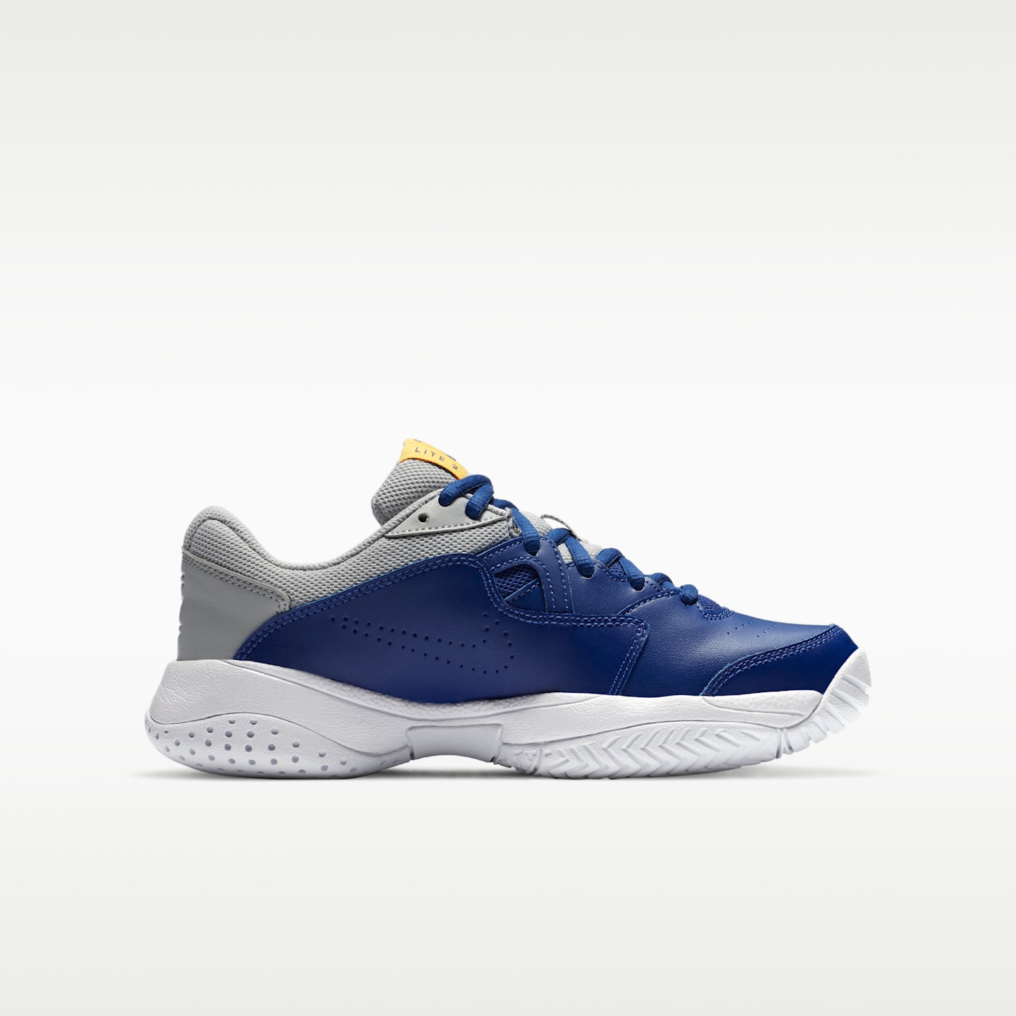 Детские кроссовки Nike NikeCourt Jr. Lite 2 Tennis Shoes, цвет: Королевский синий / Серый — фото 3
