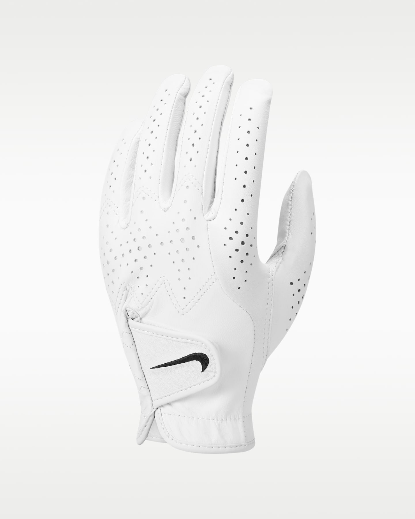 Женская перчатка для гольфа Nike Tour Classic 4, левая, цвет: Жемчужный белый / Чёрный — фото 3