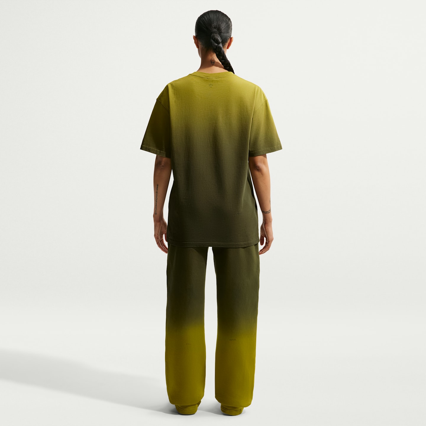 Мужские брюки Nike Nocta Open-Hem Fleece CS, цвет: Мох / Средний оливковый — фото 5