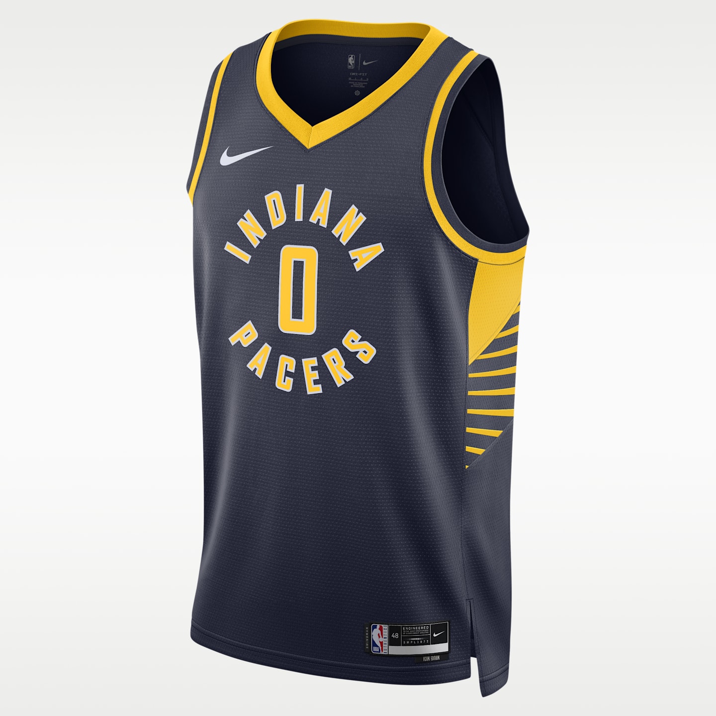Мужской топ Nike Indiana Pacers Icon Edition Dri-FIT NBA Swingman Jersey, цвет: Тёмно-синий — фото 1