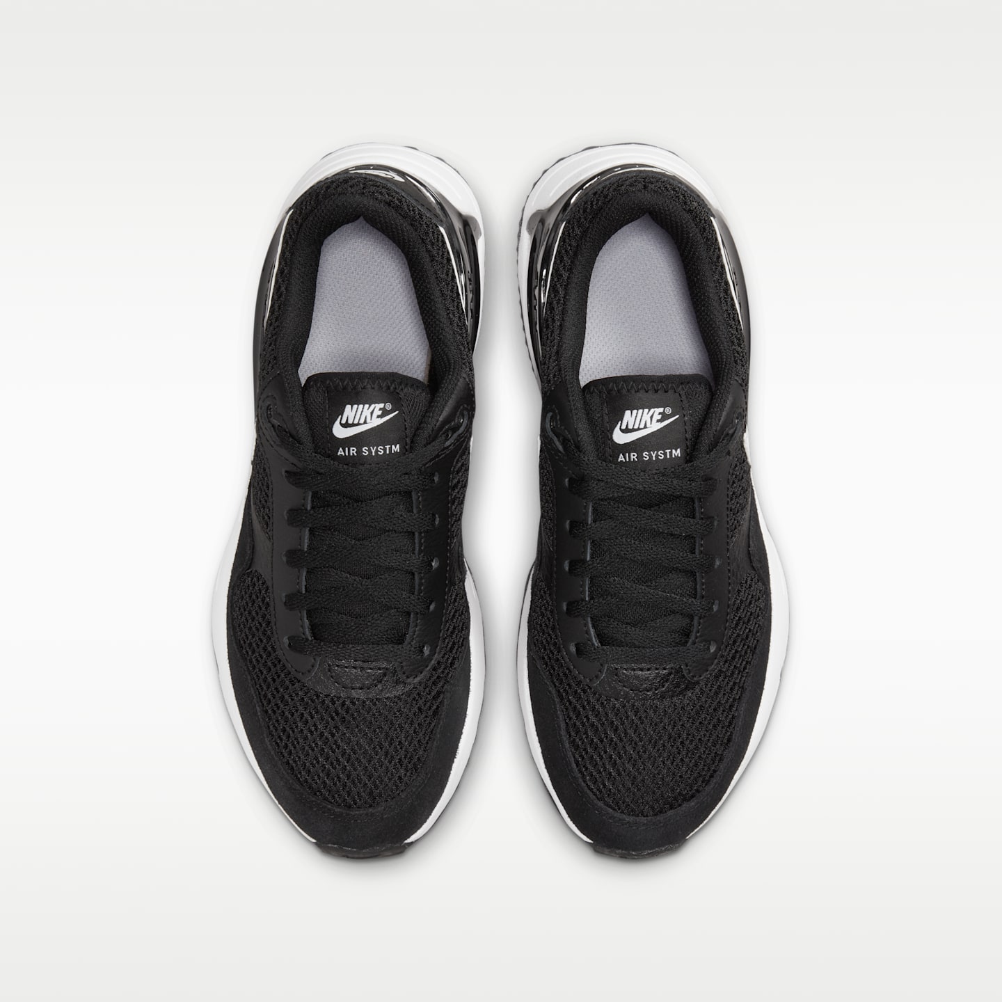 Детские кроссовки Nike Air Max Systm, цвет: Чёрный / Волчий серый — фото 4