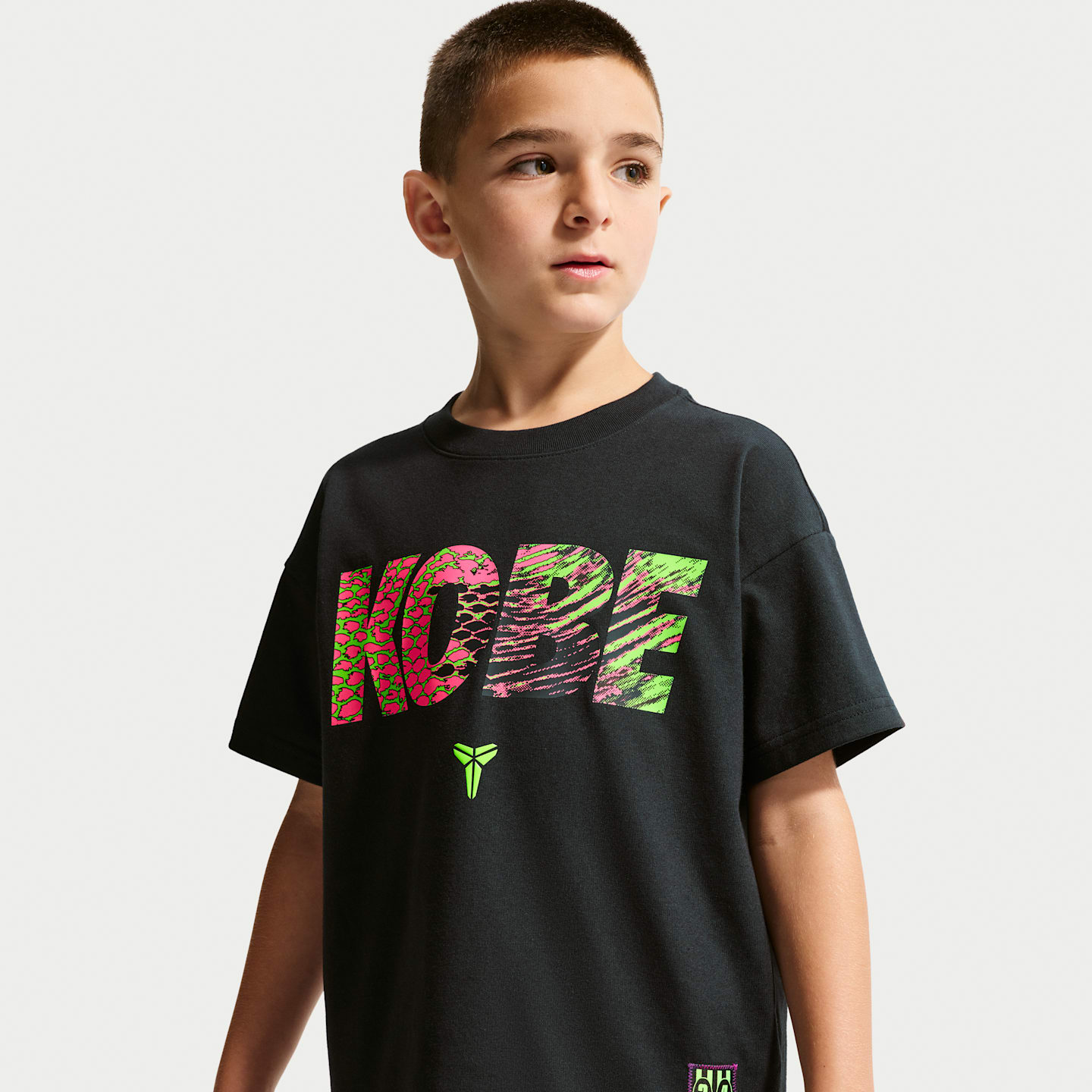 Детская баскетбольная футболка Nike Kobe Mambacurial Dri-FIT, цвет: Чёрный — фото 1
