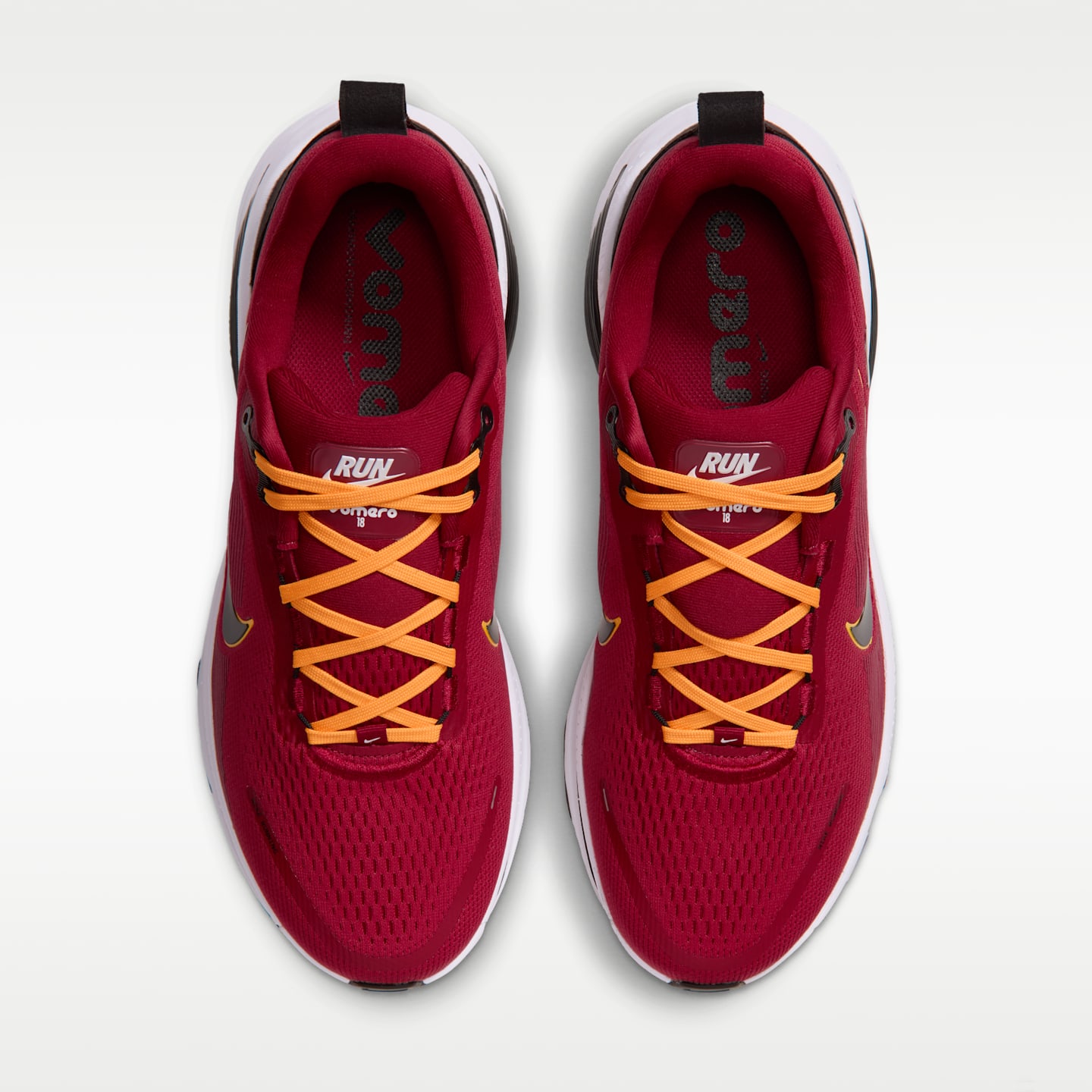 Мужские кроссовки Nike Vomero 18 (Arizona Cardinals) NFL Road Running, цвет: Красный / Чёрный — фото 4