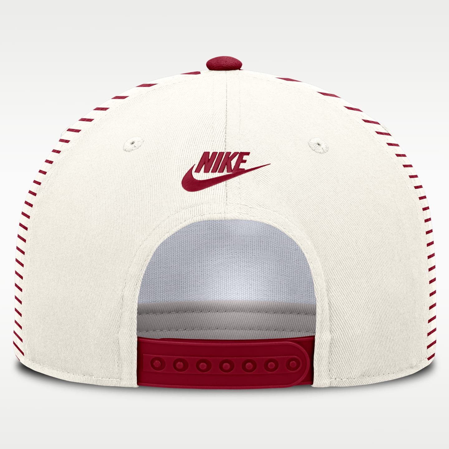 Мужская бейсболка Nike Oklahoma Rise Dri-FIT регулируемая, цвет: Белый — фото 2