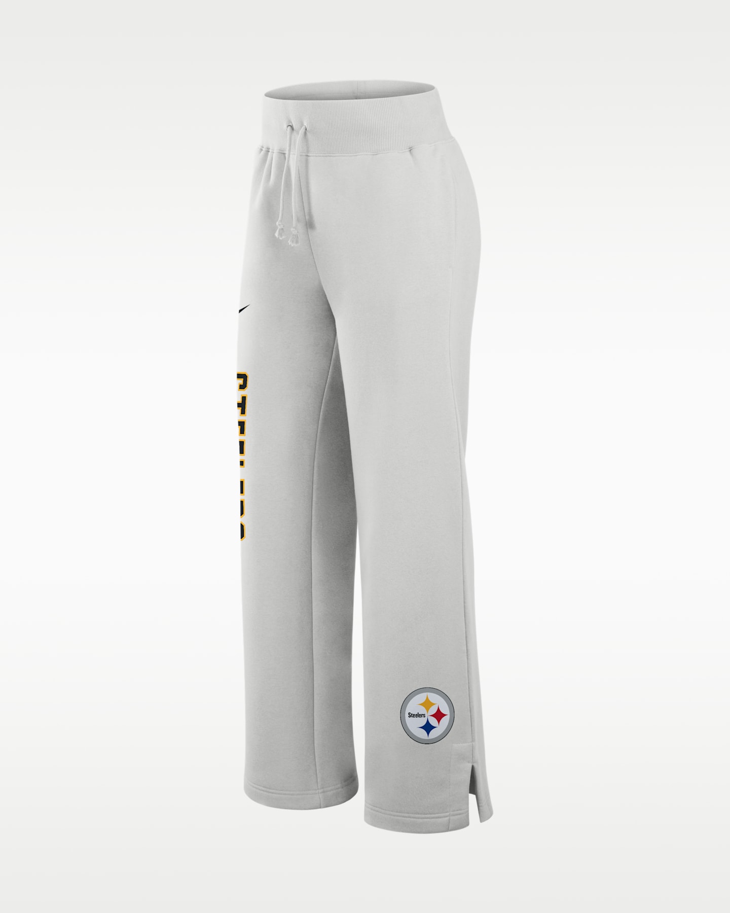 Женские широкие спортивные брюки Nike Pittsburgh Steelers Primetime Phoenix NFL, цвет: Серый — фото 3