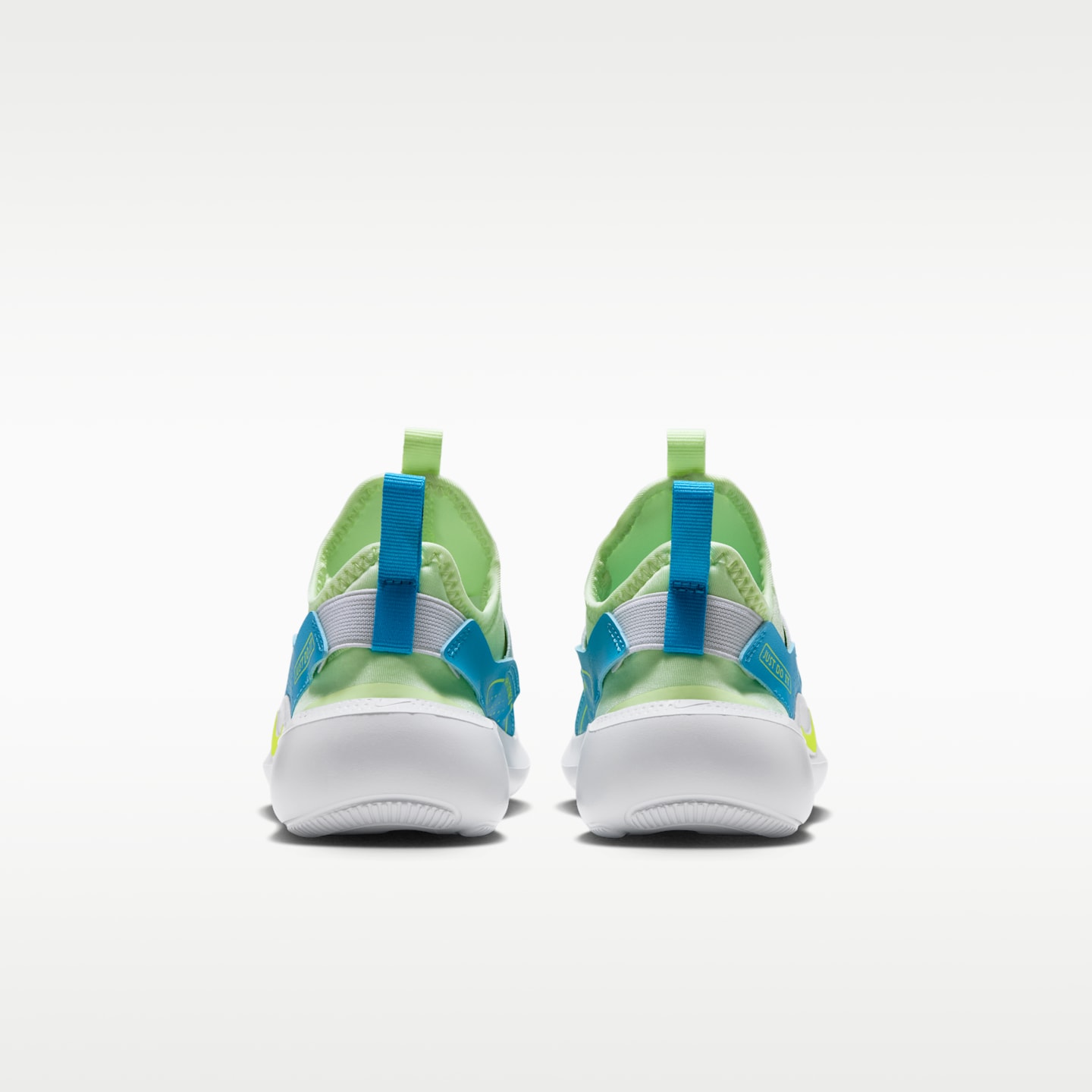 Детские кроссовки Nike Flex Runner 4 Running, цвет: Кислотно-жёлтый / Синий — фото 6
