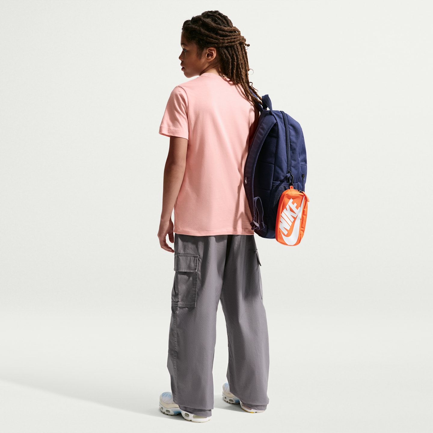 Детская футболка Nike Sportswear, цвет: Оранжевый / Белый — фото 5