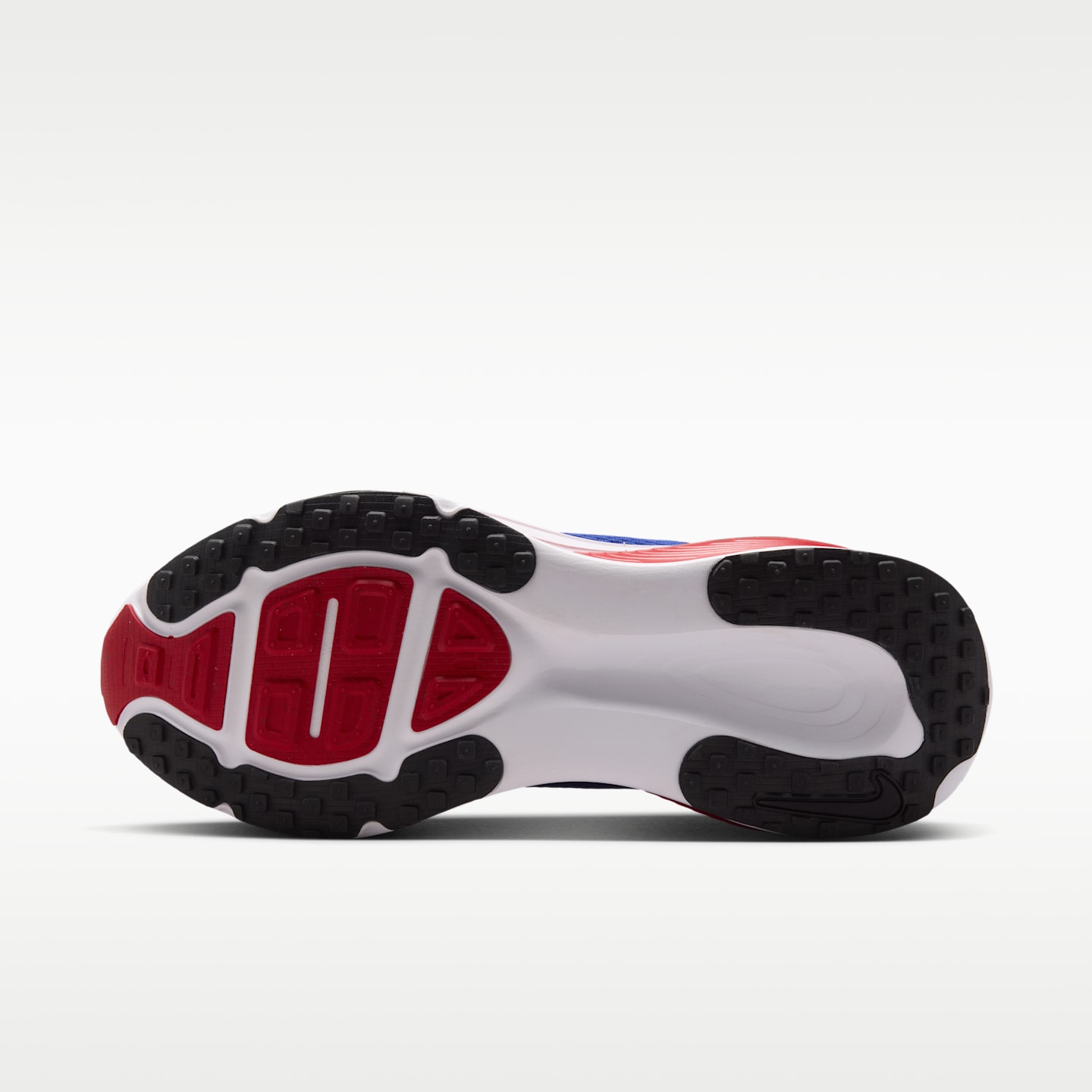 Мужские кроссовки Nike Vomero 18 (Buffalo Bills) NFL Road Running, цвет: Королевский синий / Красный — фото 2