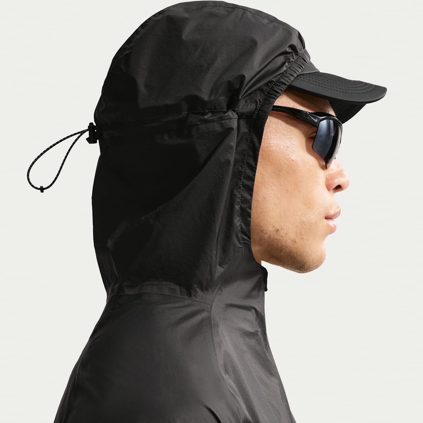Мужская куртка Nike ACG Trailwind Storm-FIT ADV, цвет: Антрацитовый / Снежный белый — фото 6