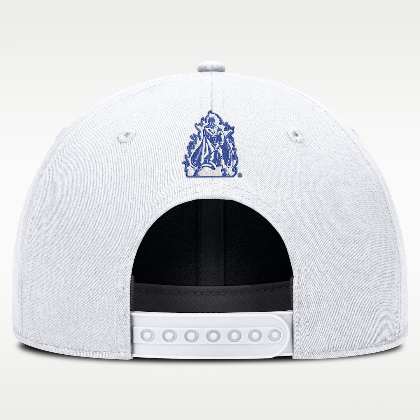 Мужская регулируемая кепка Nike Duke Legacy Letter & Location Rise Dri-FIT A-Frame, цвет: Белый — фото 2