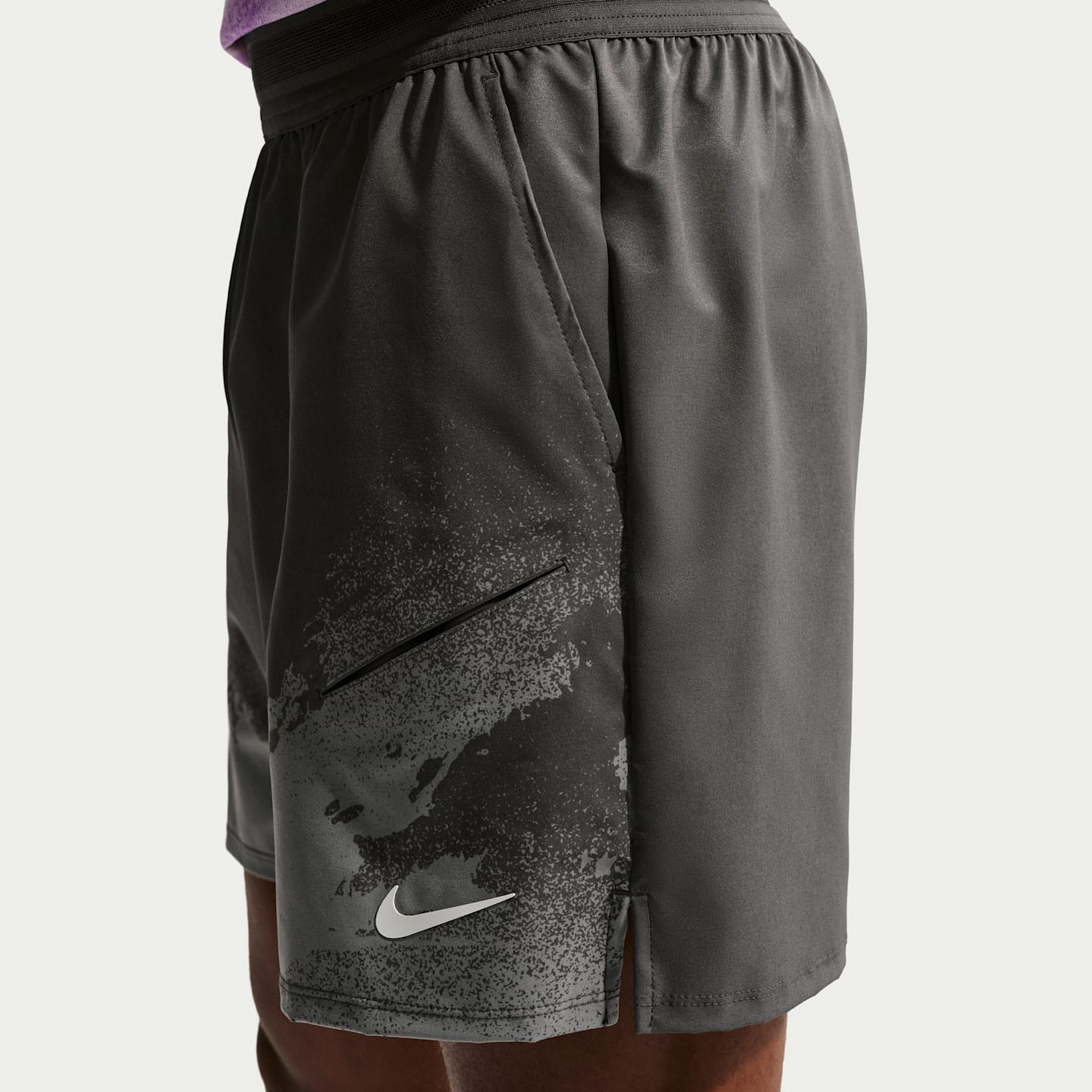 Мужские шорты Nike NikeCourt Slam Dri-FIT Tennis, цвет: Антрацитовый / Серый — фото 3