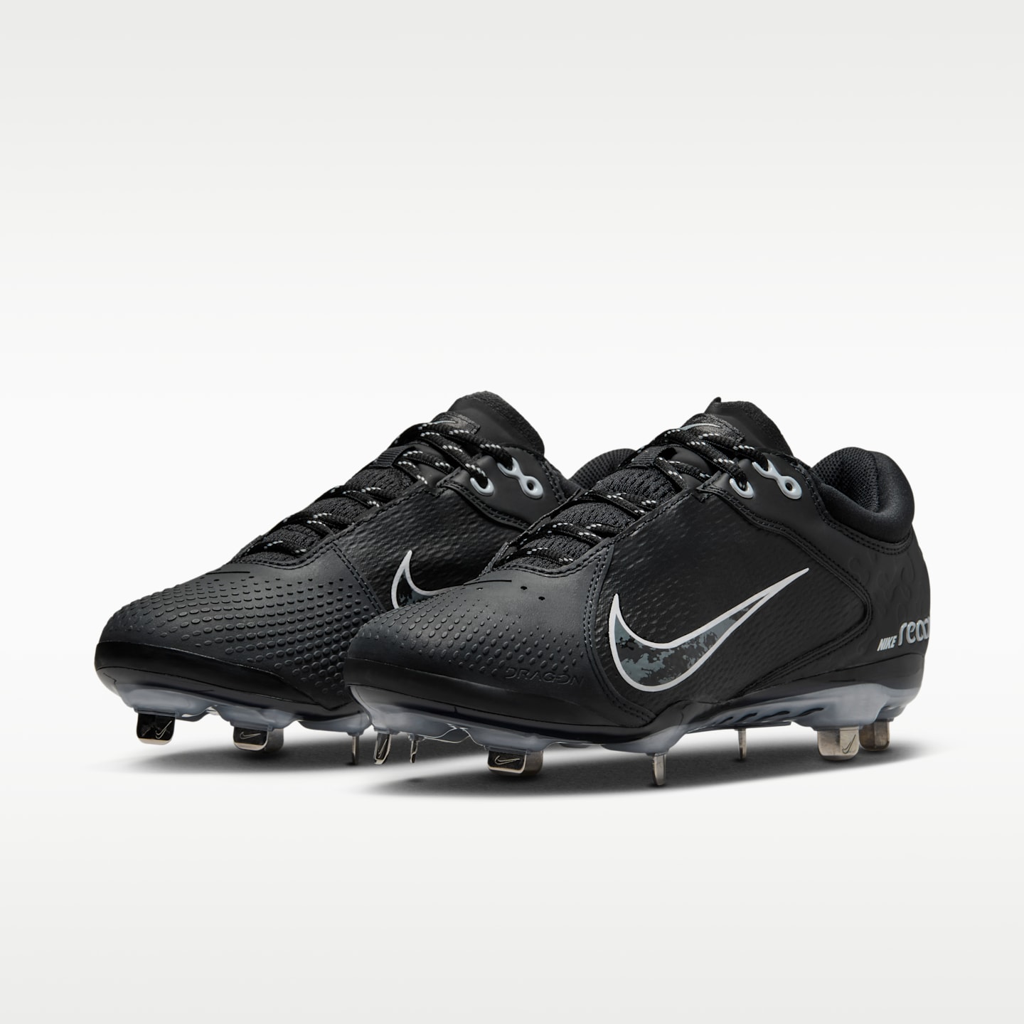 Женские бутсы Nike Hyperdiamond 4 Elite Softball Cleats, цвет: Чёрный / Железный серый — фото 5