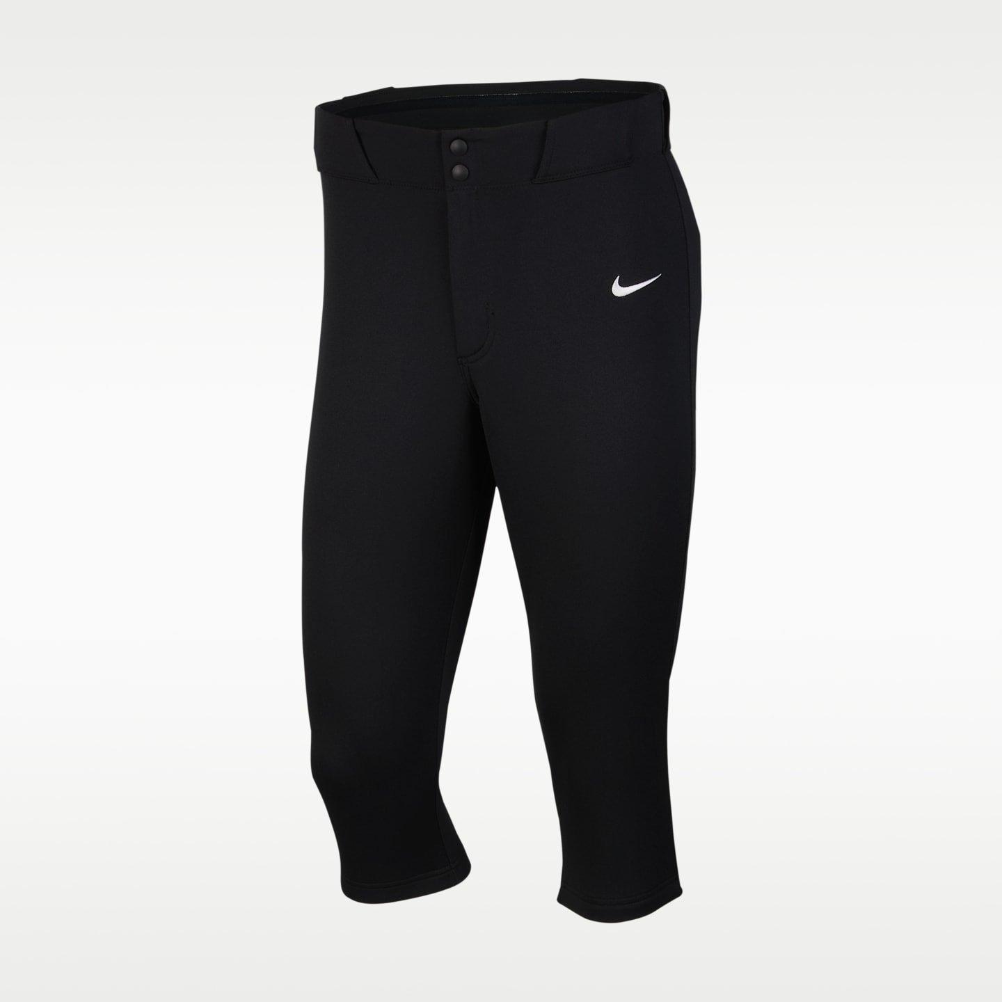 Мужские бейсбольные брюки Nike Vapor Select с высокой посадкой, цвет: Чёрный / Белый — фото 1