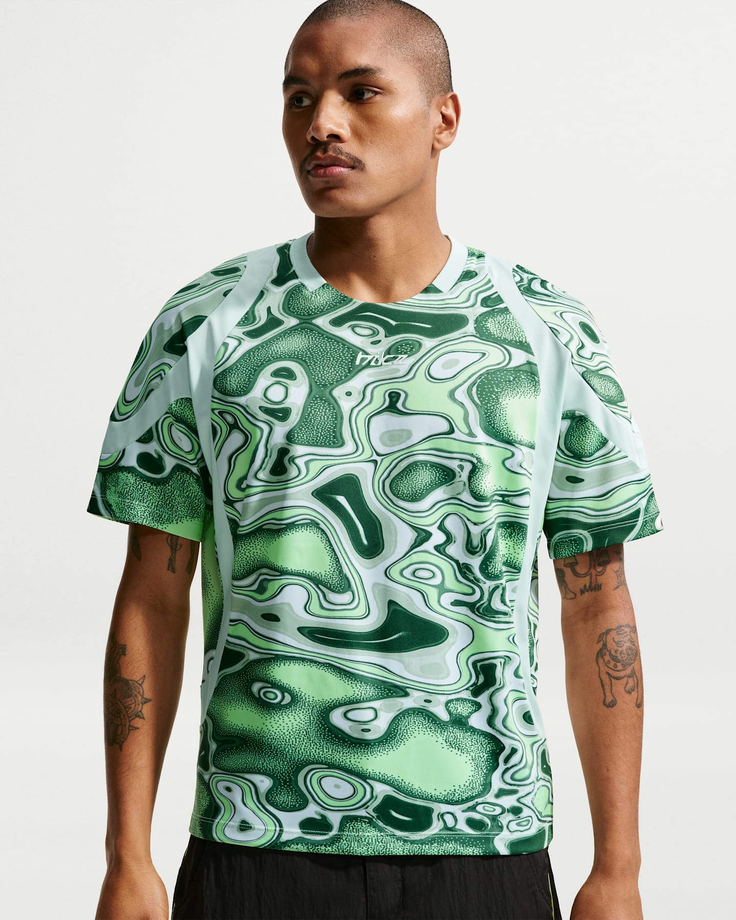 Мужской топ Nike Project F.R.O.G. Liquify с коротким рукавом, цвет: Зелёный — фото 8