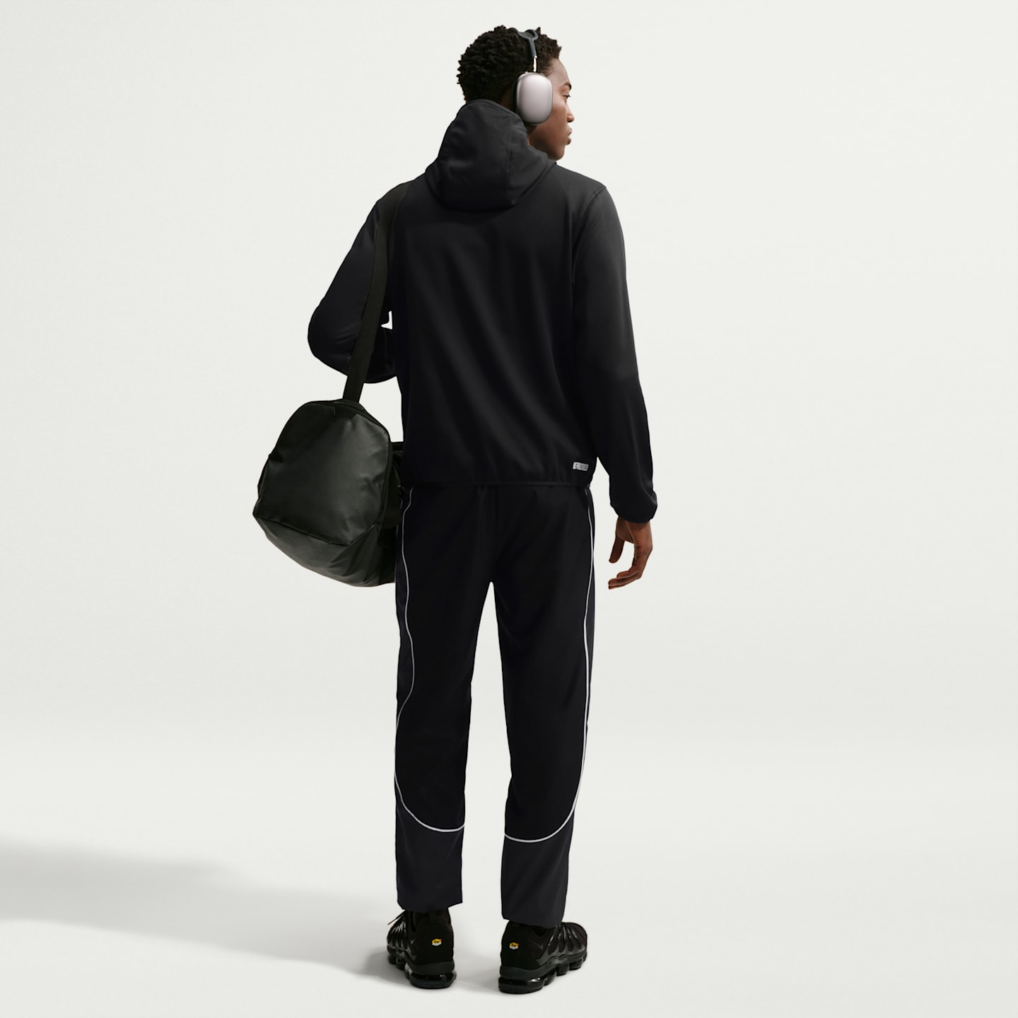 Мужское худи Nike Premier Soccer Full-Zip Knit, цвет: Чёрный / Белый — фото 5