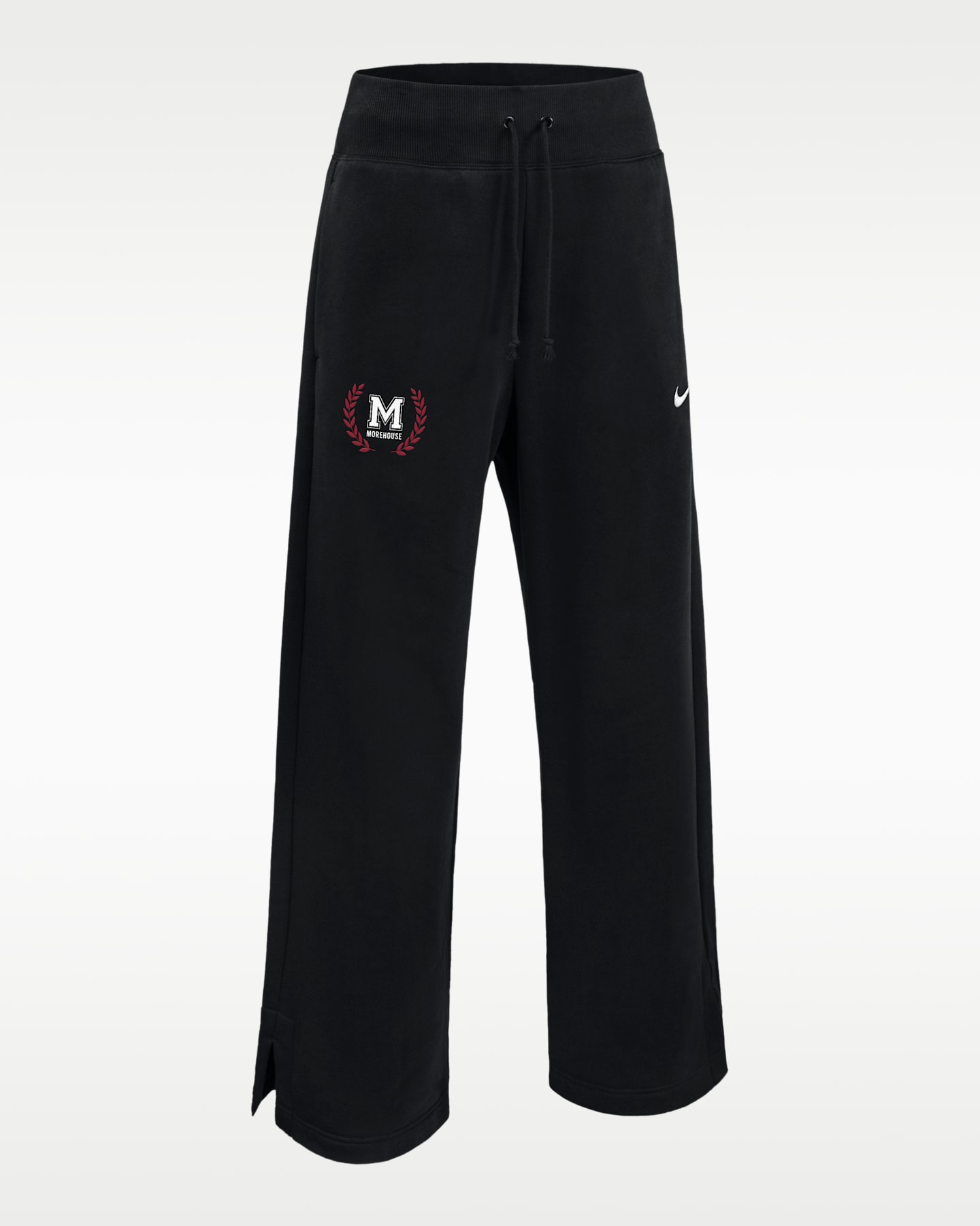 Женские флисовые брюки Nike Phoenix College Morehouse College, цвет: Чёрный — фото 2