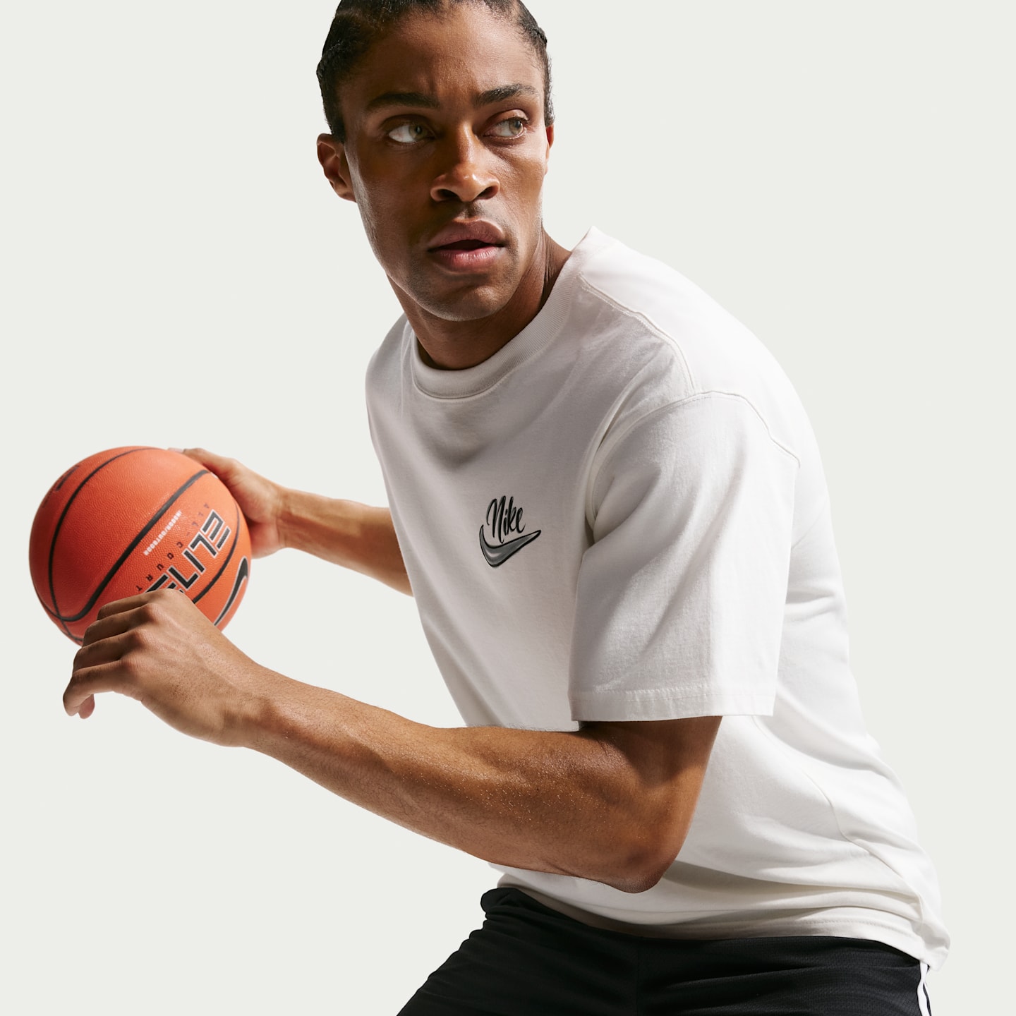 Мужские баскетбольные шорты Nike DNA Dri-FIT, цвет: Чёрный / Белый — фото 4
