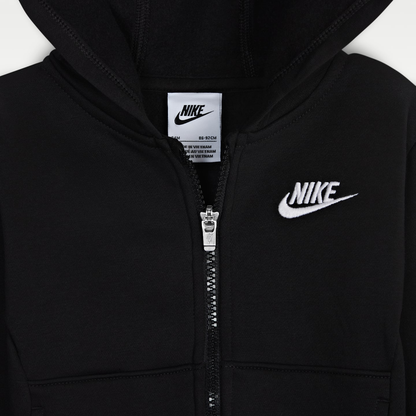 Комплект Nike 2-Piece Club Full-Zip Set для малышей, цвет: Чёрный — фото 3