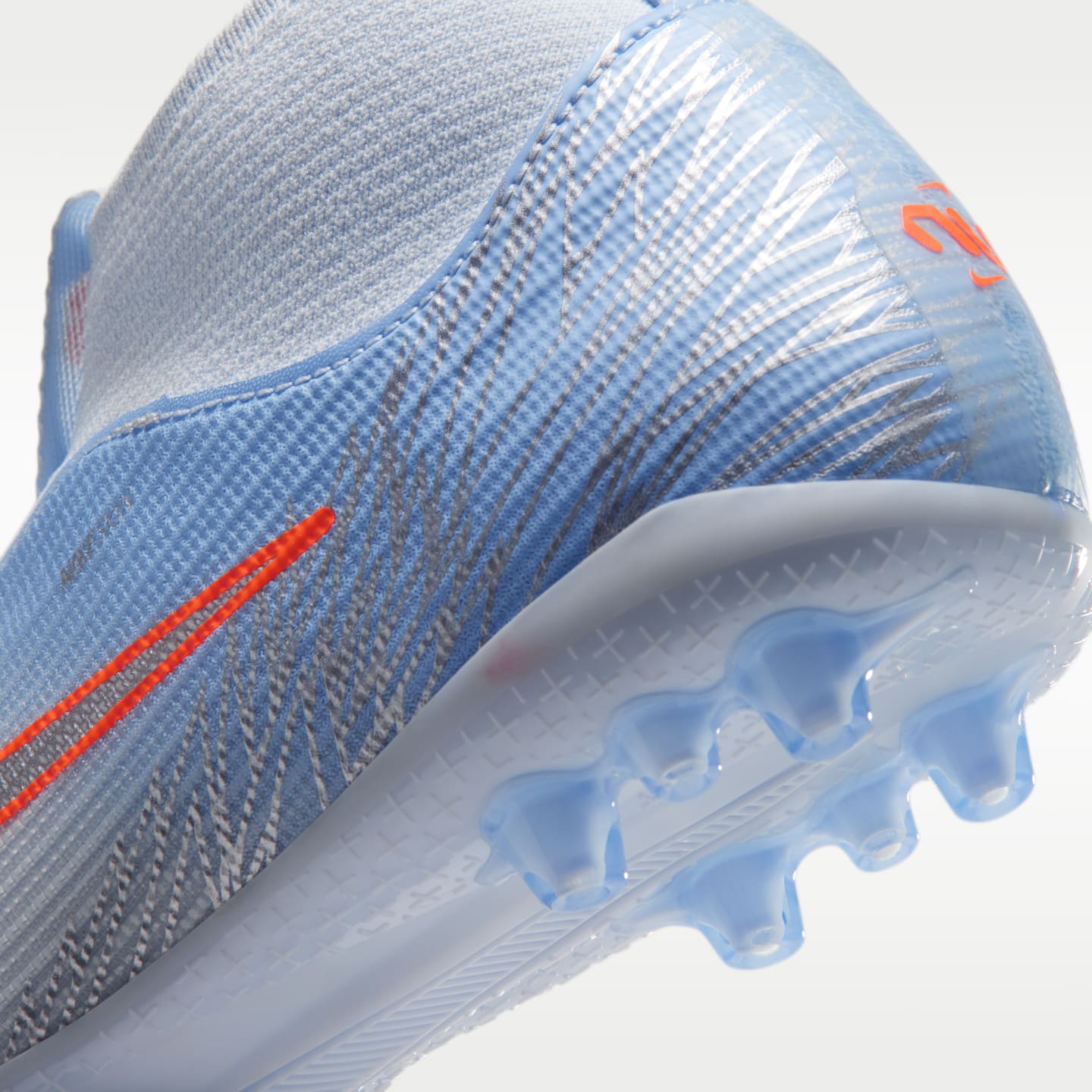 Детские бутсы Nike United Jr. Mercurial Superfly 11 Academy Artificial-Grass High-Top Soccer, цвет: Разноцветный / Чёрный — фото 9
