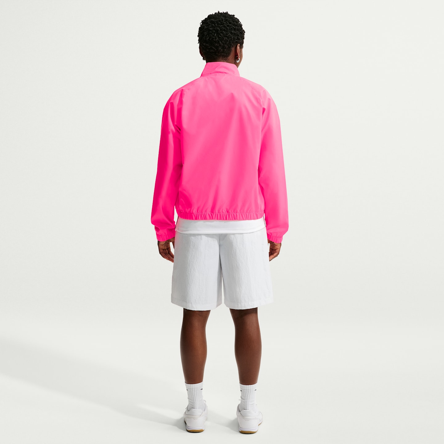 Женская футбольная куртка Nike Dri-FIT Nigeria Anthem, цвет: Розовый / Белый — фото 5