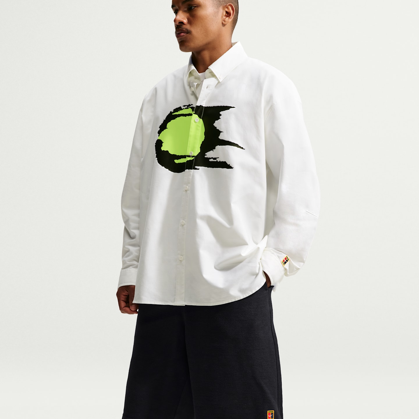Мужские шорты Nike Club Rules из махрового трикотажа, цвет: Чёрный / Обсидиановый — фото 4