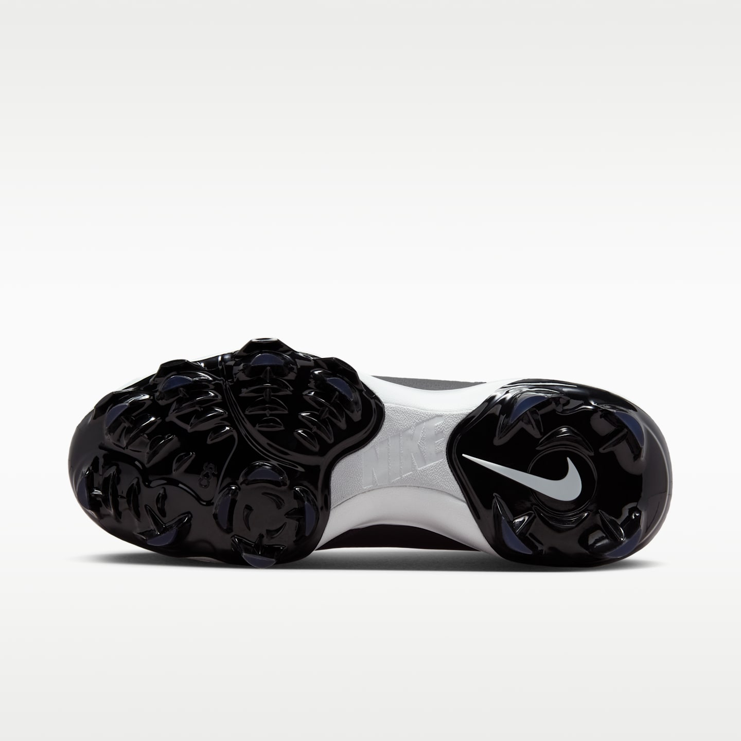 Женские бутсы Nike Hyperdiamond 4 Pro MCS Softball Cleats, цвет: Чёрный / Чистый платиновый — фото 2