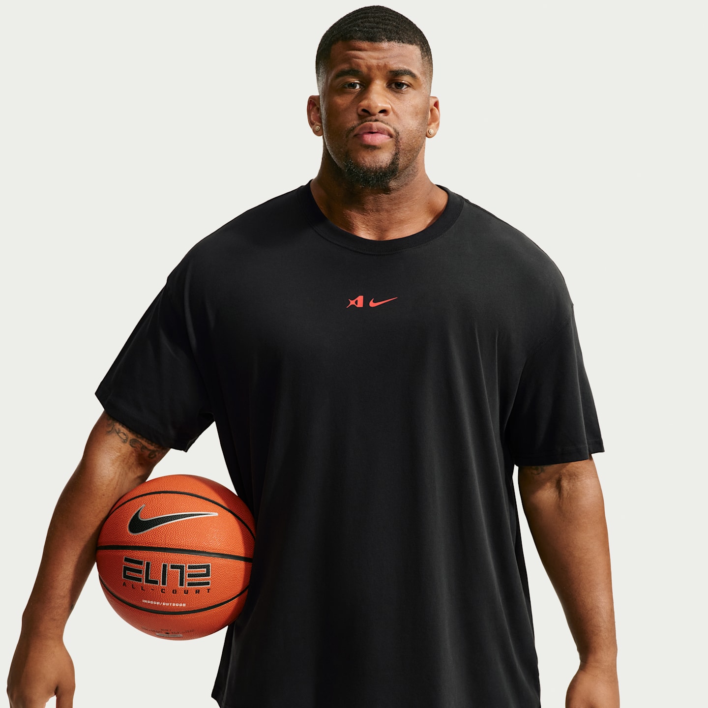 Женская баскетбольная футболка Nike A'ja Wilson Dri-FIT, цвет: Чёрный / Красный — фото 6