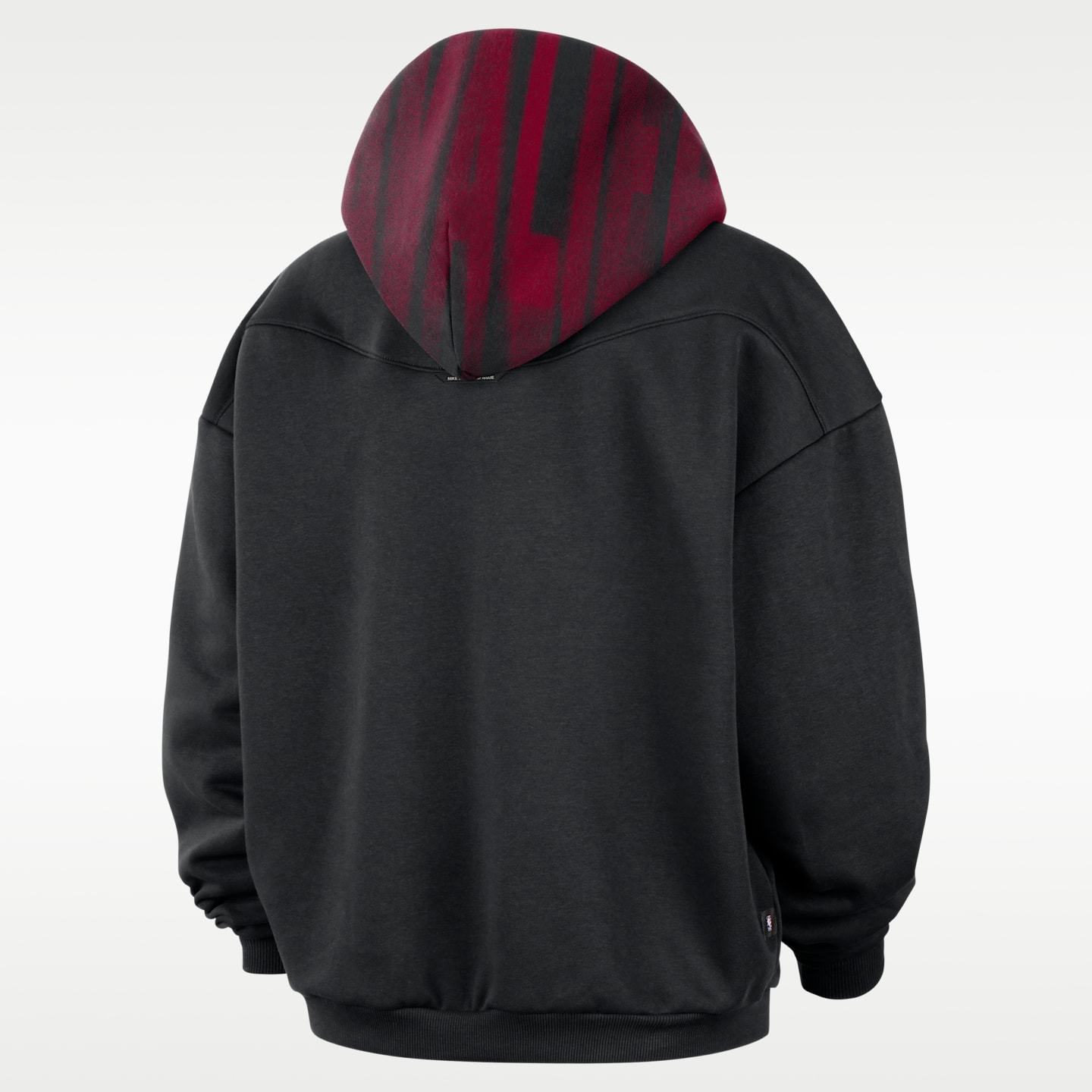 Мужское худи Nike Cleveland Cavaliers Standard Issue Therma-FIT Fleece Basketball, цвет: Чёрный / Белый — фото 2