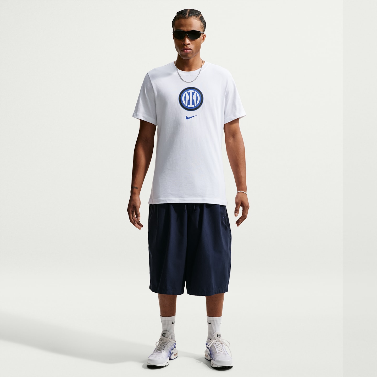 Мужская футбольная футболка Nike Inter Milan, цвет: Белый — фото 4