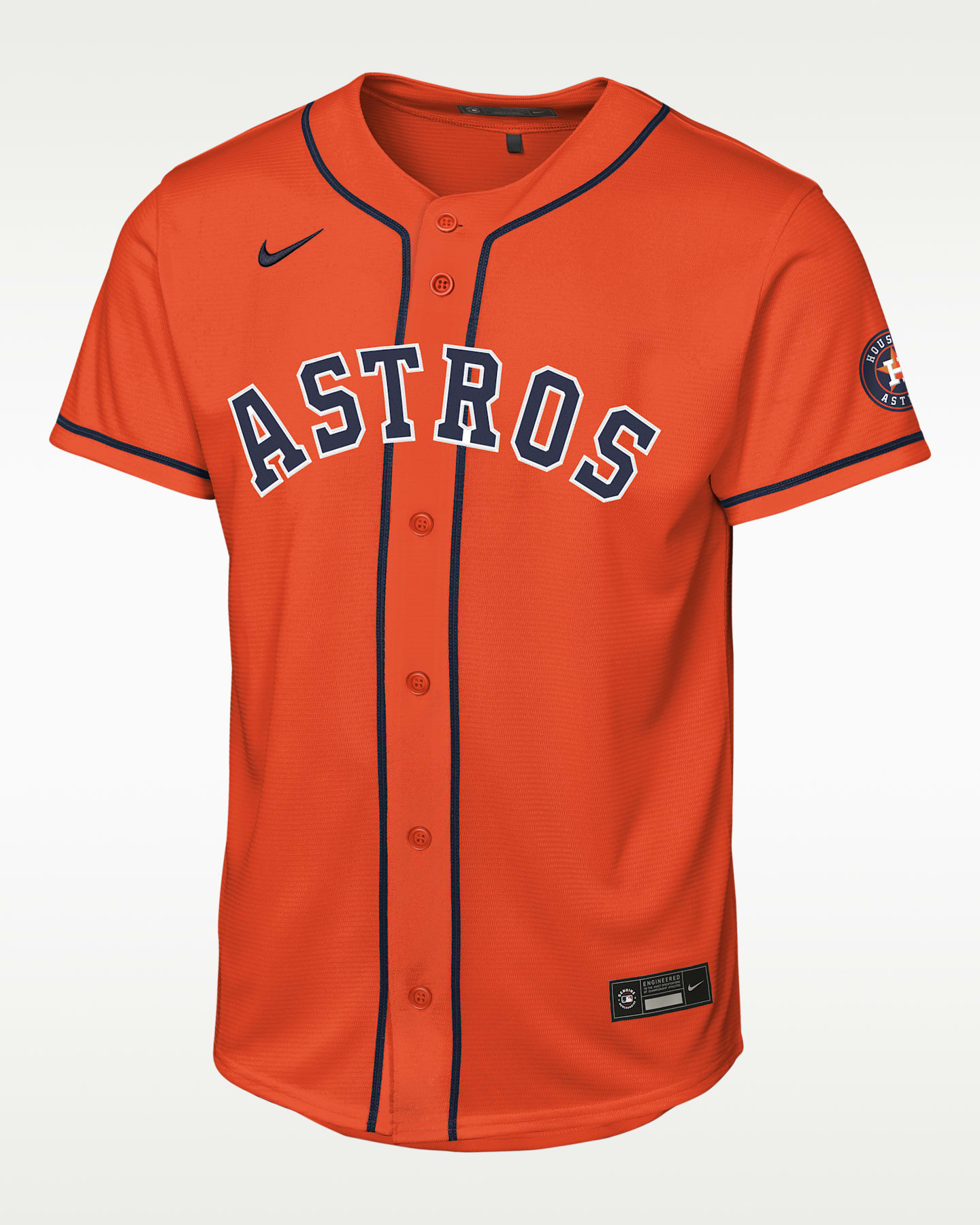 Детский топ Nike Houston Astros MLB Stadium Jersey, цвет: Оранжевый — фото 3