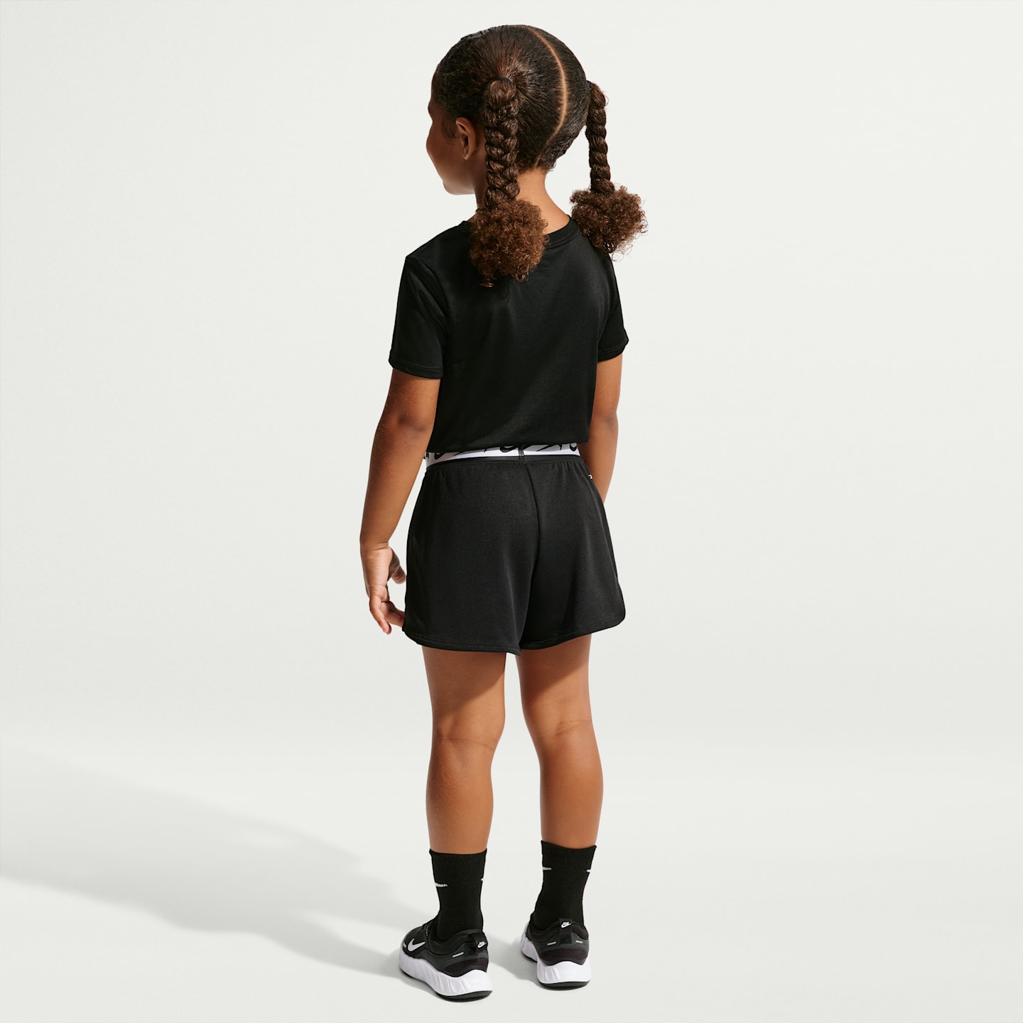 Детские трикотажные шорты Nike Dri-FIT, цвет: Чёрный — фото 5