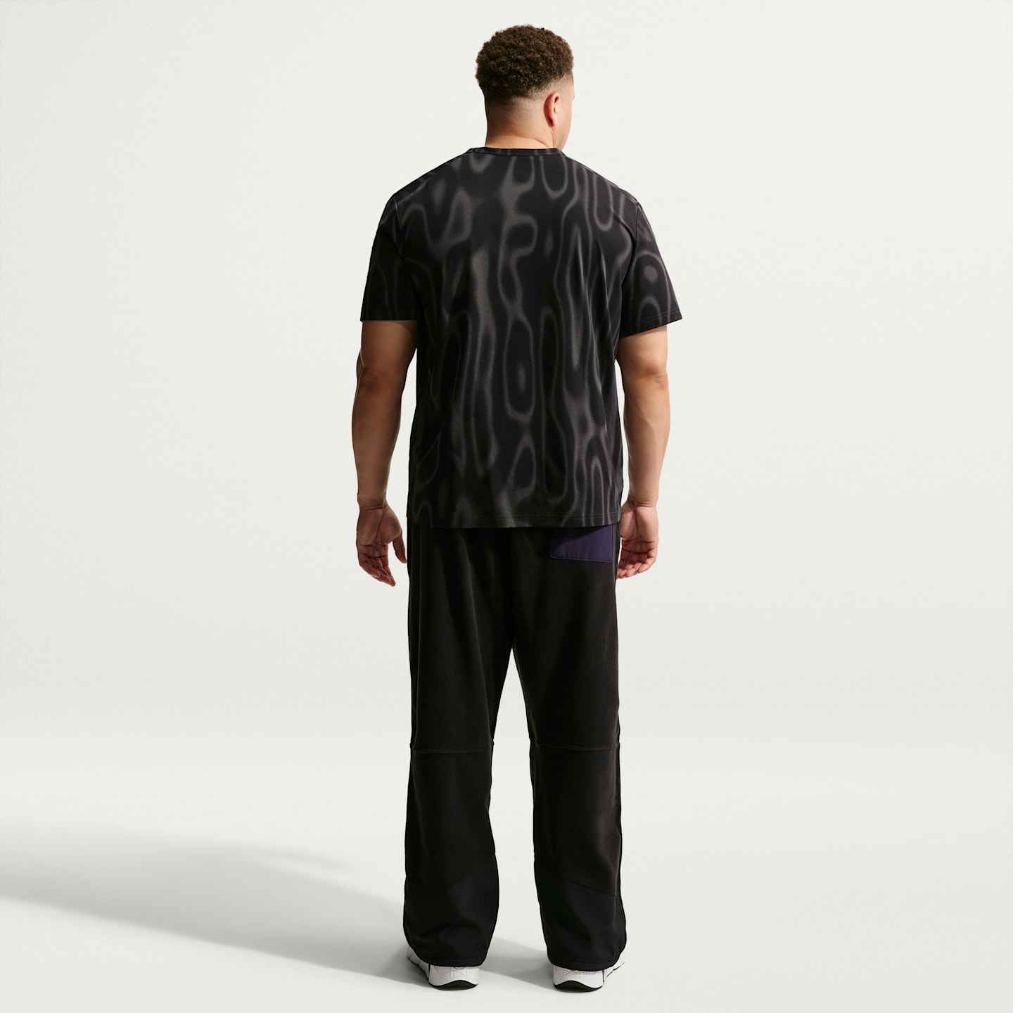 Мужские универсальные брюки Nike Therma-FIT, цвет: Чёрный / Фиолетовый — фото 11