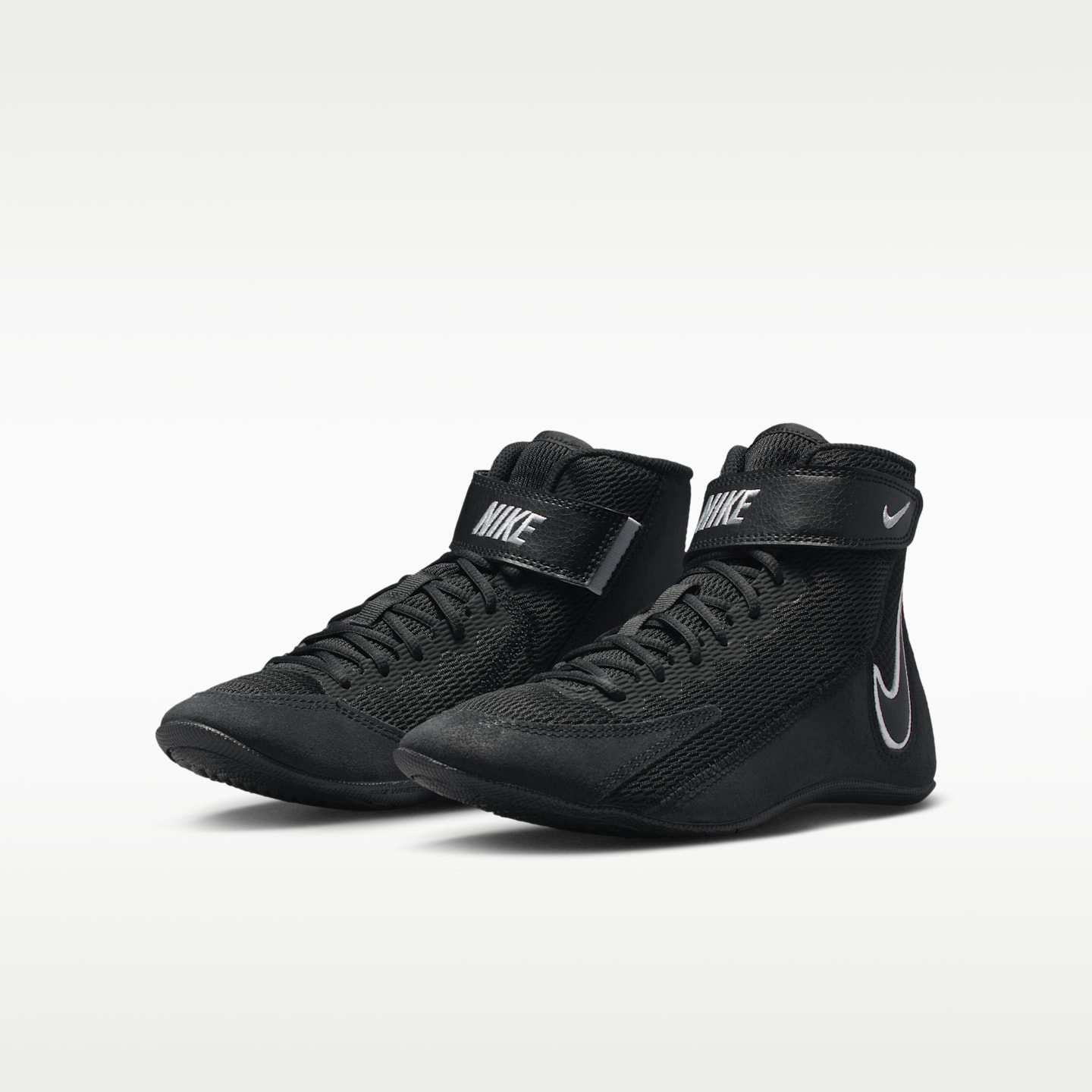 Детские кроссовки Nike Speedsweep 8 Wrestling, цвет: Чёрный / Волчий серый — фото 5
