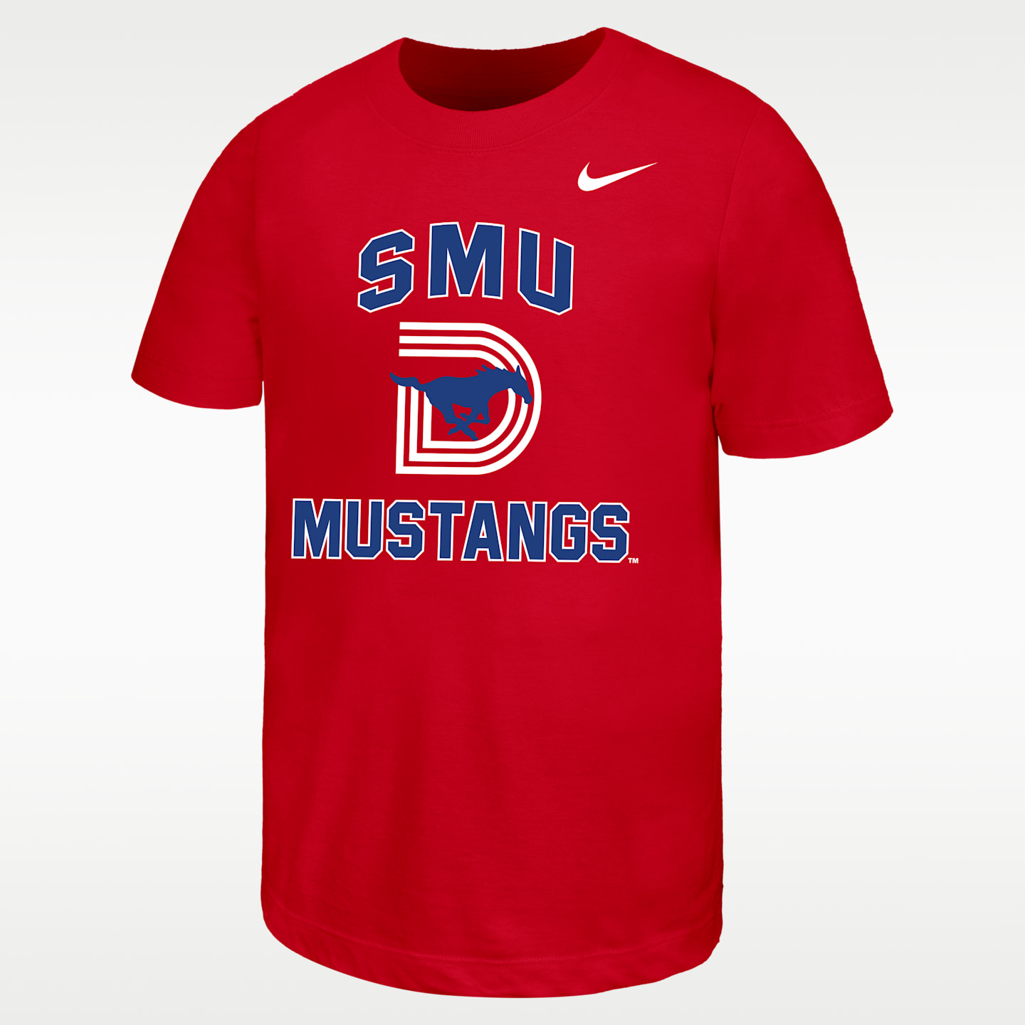 Детская футболка Nike SMU Mustangs Football, цвет: Красный — фото 1