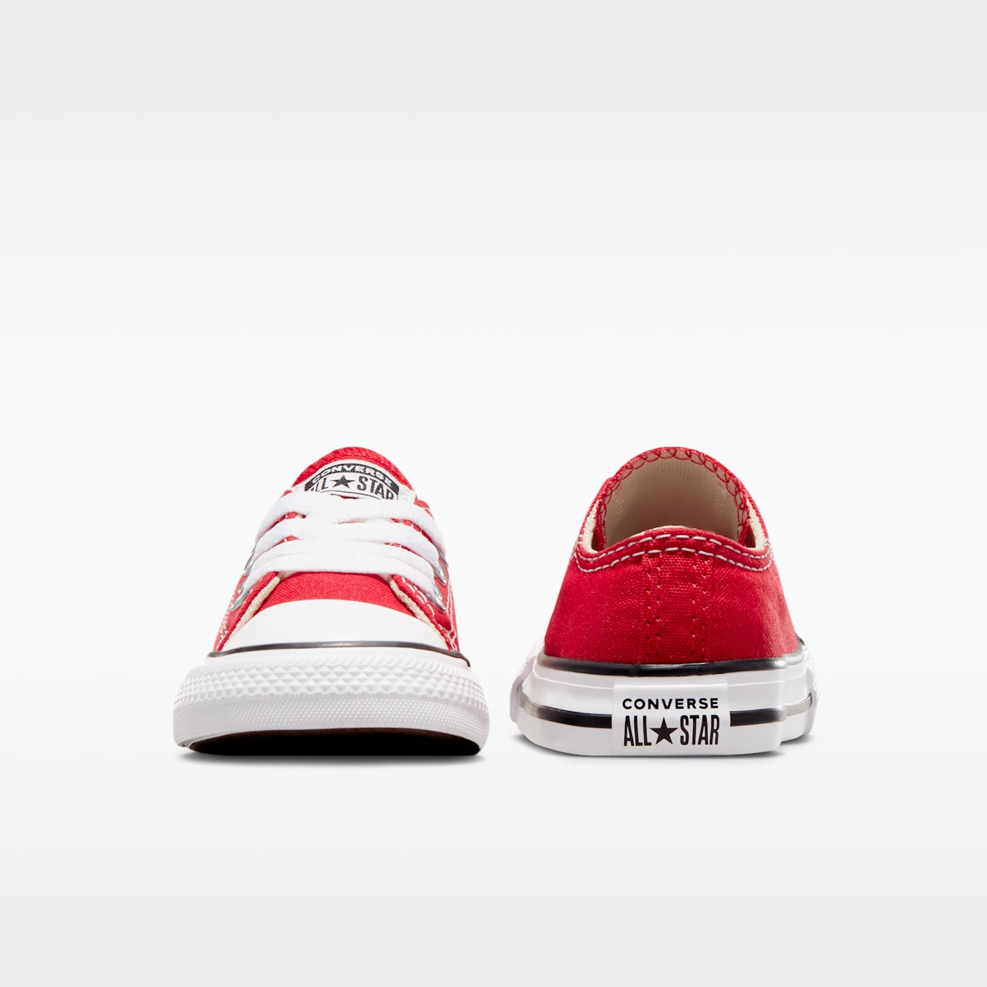 Детские кроссовки Nike Converse Chuck Taylor All Star Low Top Infant/Toddler Shoe, цвет: Красный — фото 6