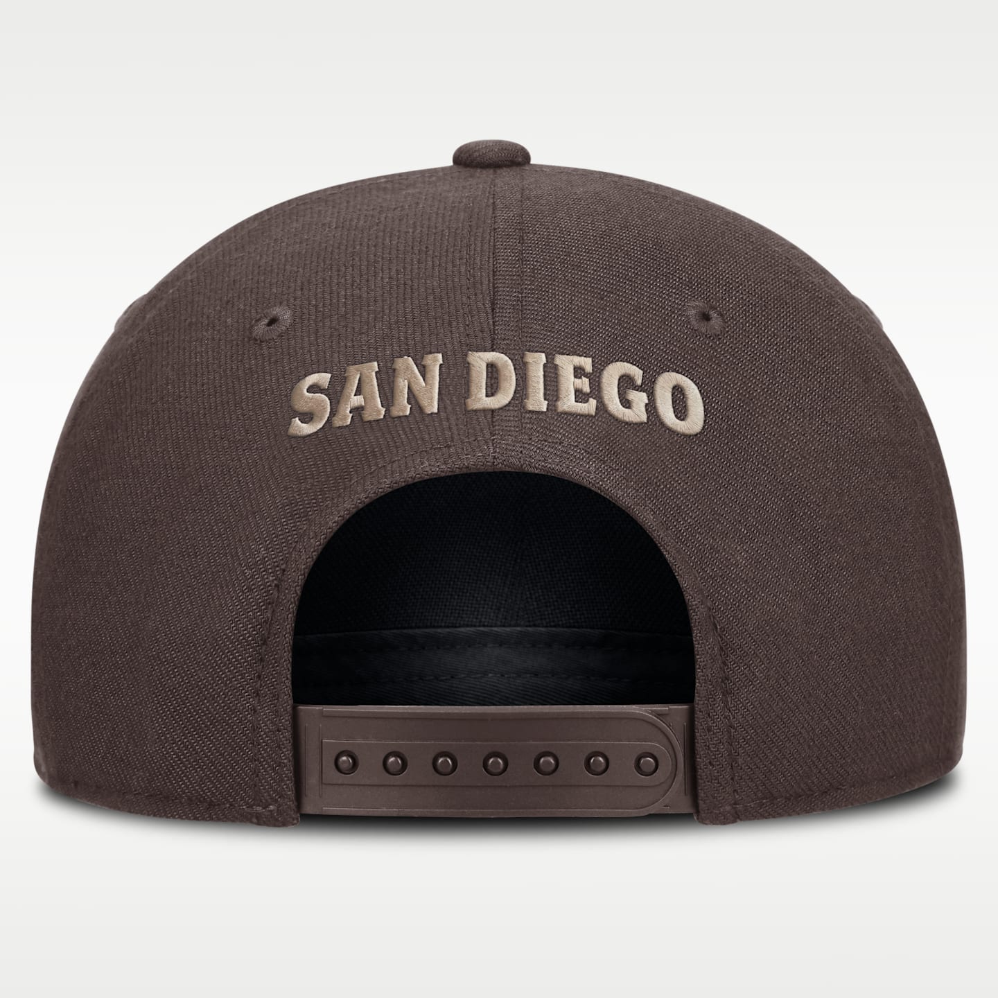Мужская кепка Nike San Diego Padres Cooperstown Rise MLB A-Frame Adjustable Hat, цвет: Коричневый — фото 2