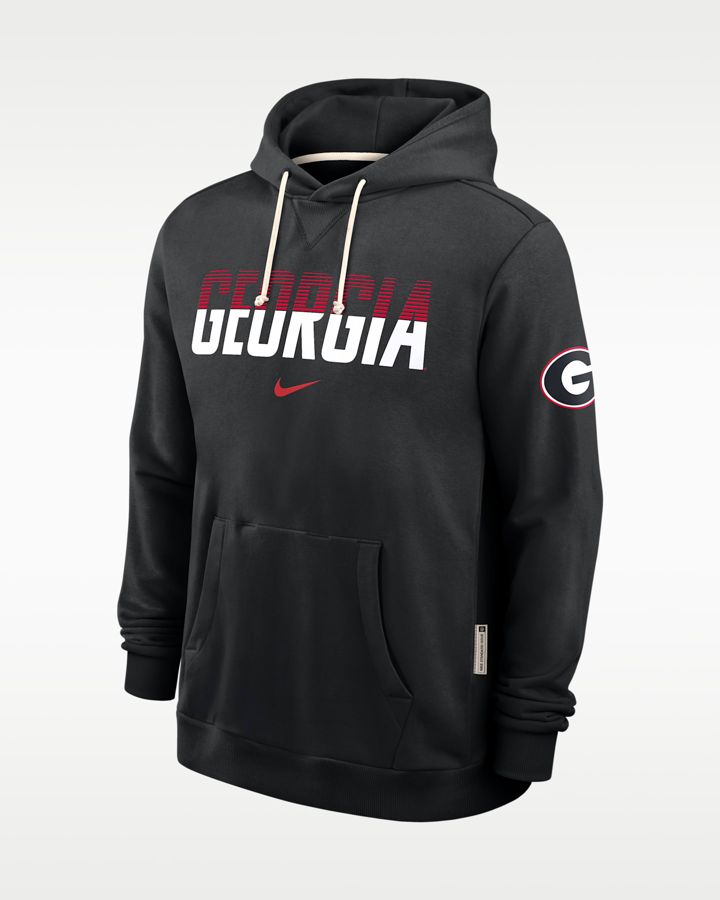 Мужское худи Nike Georgia Sideline Standard Issue Dri-FIT, цвет: Чёрный — фото 3