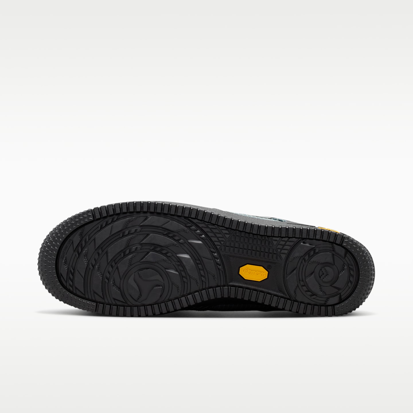 Мужские кроссовки Nike Air Force 1 '07 LX Vibram, цвет: Чёрный / Светлый лимонный — фото 2