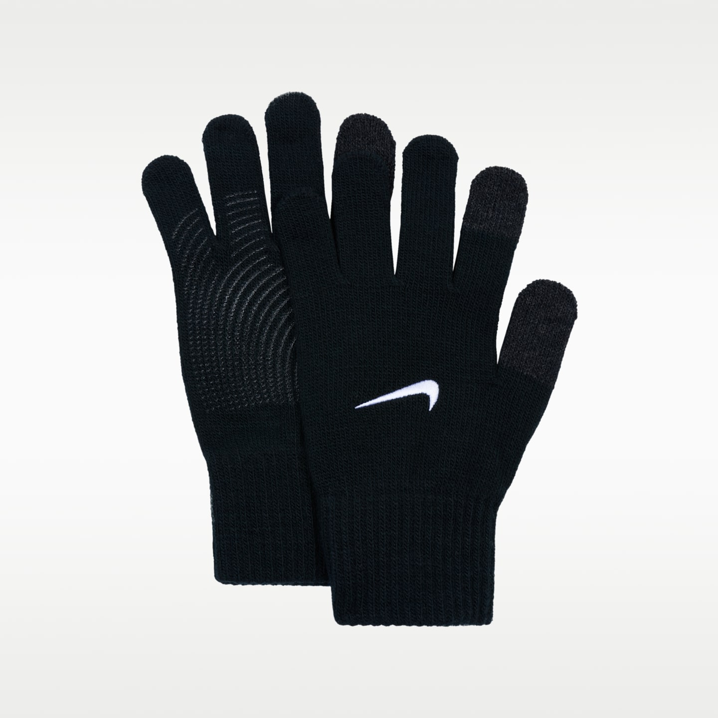 Детские перчатки Nike Tech Grip Knit Training Gloves 3.0, цвет: Чёрный — фото 1