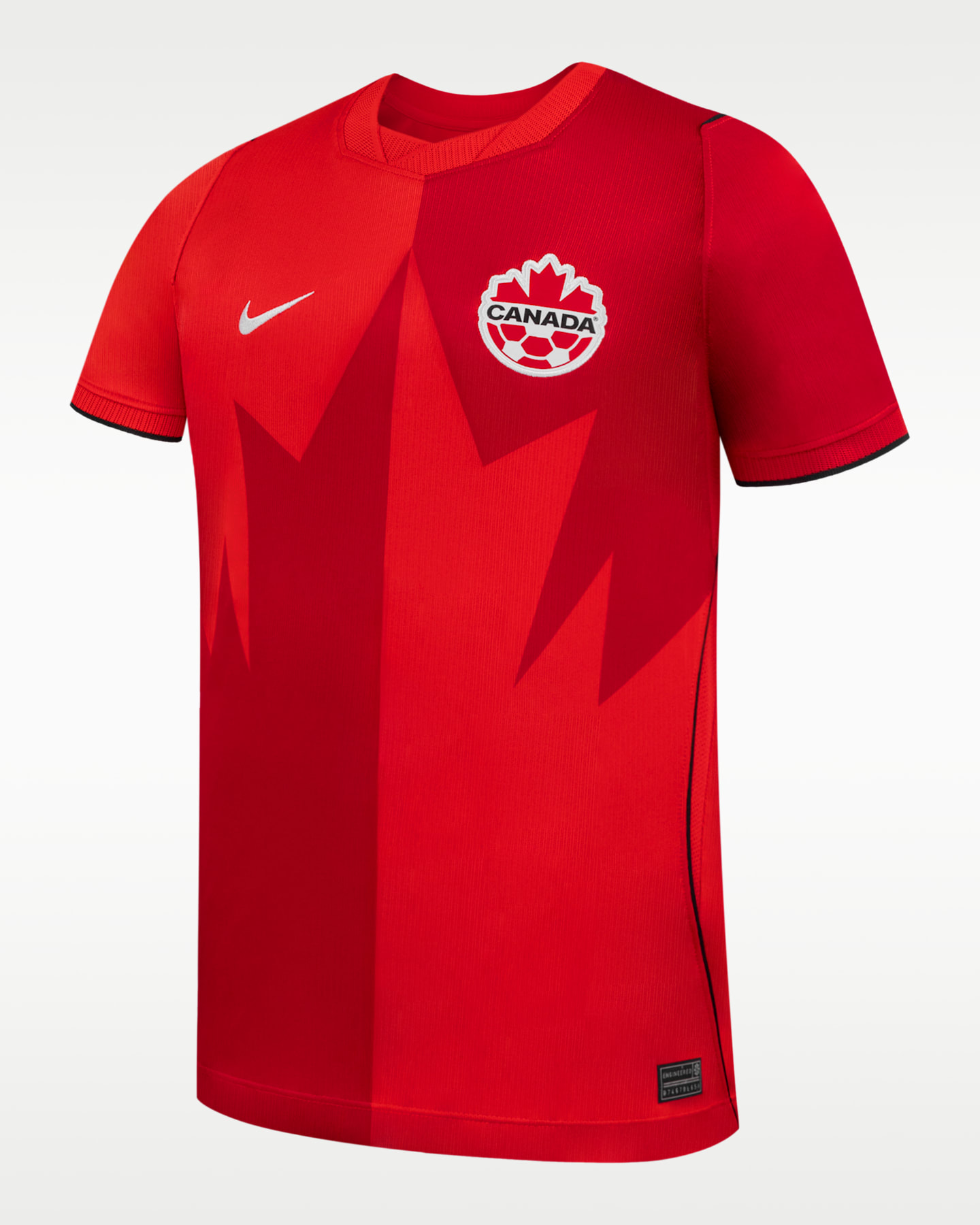 Детский топ Nike Canada Stadium Home Dri-FIT Soccer Jersey, цвет: Красный — фото 3