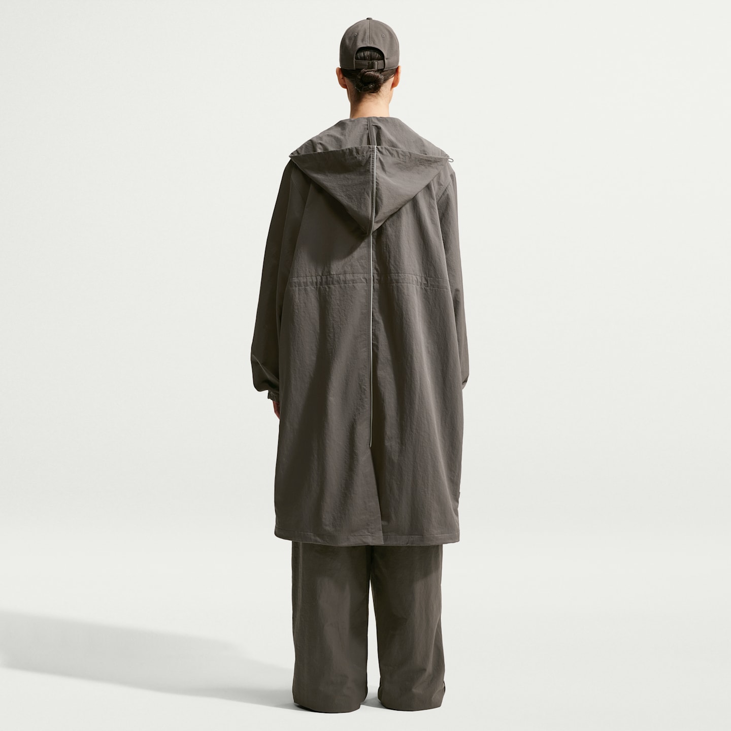Женская куртка NikeSKIMS Crunchy Nylon Hooded, цвет: Nskm Boulder — фото 5