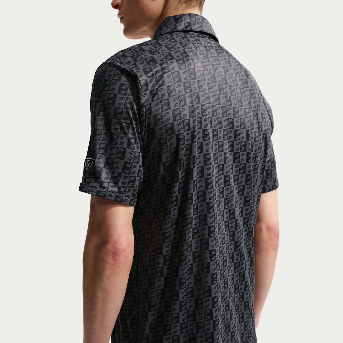 Мужское поло Nike Par Dri-FIT Golf Polo, цвет: Антрацитовый — фото 2